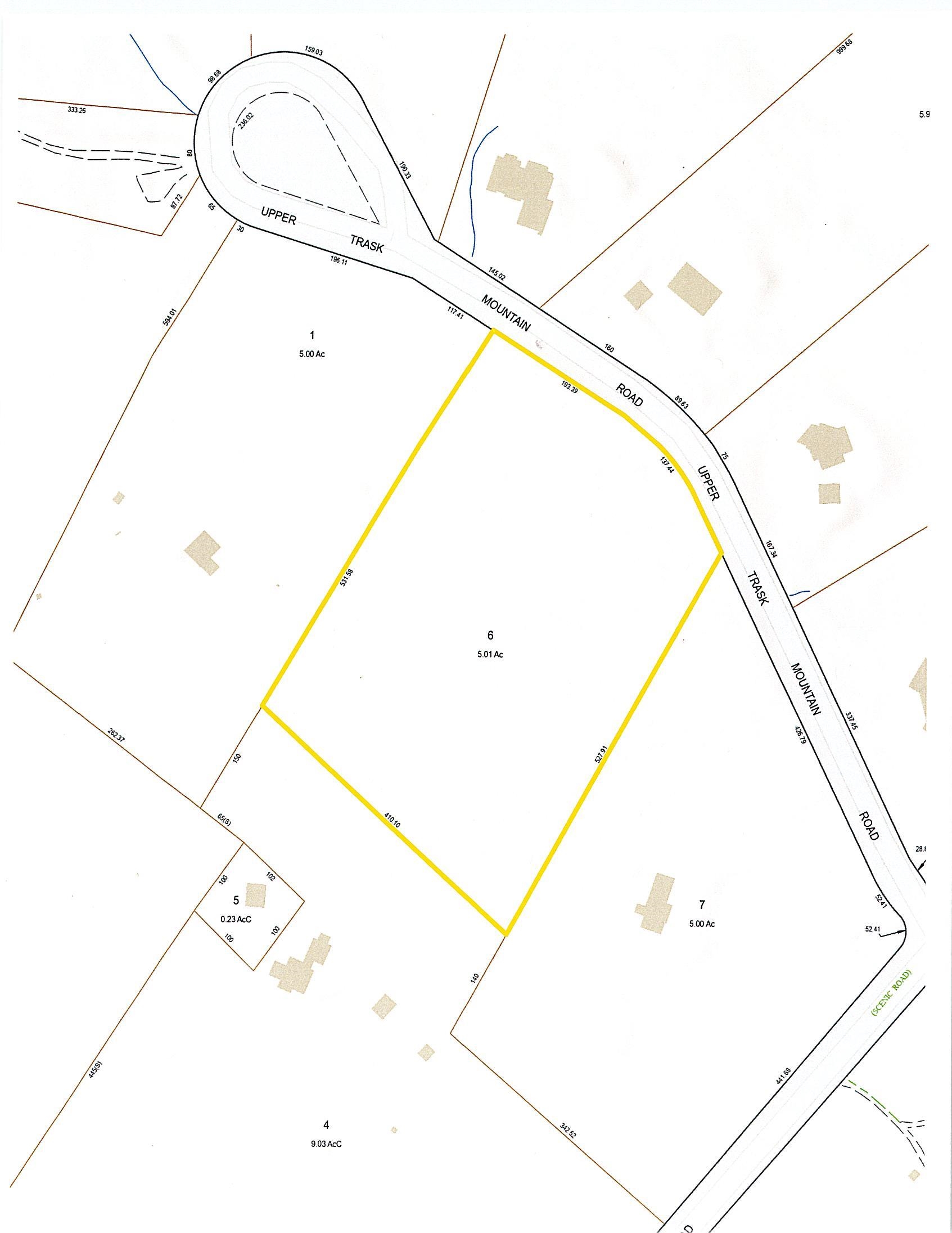 Map 25-6 Upper Trask Mountain Rd, Wolfeboro, NH 03894