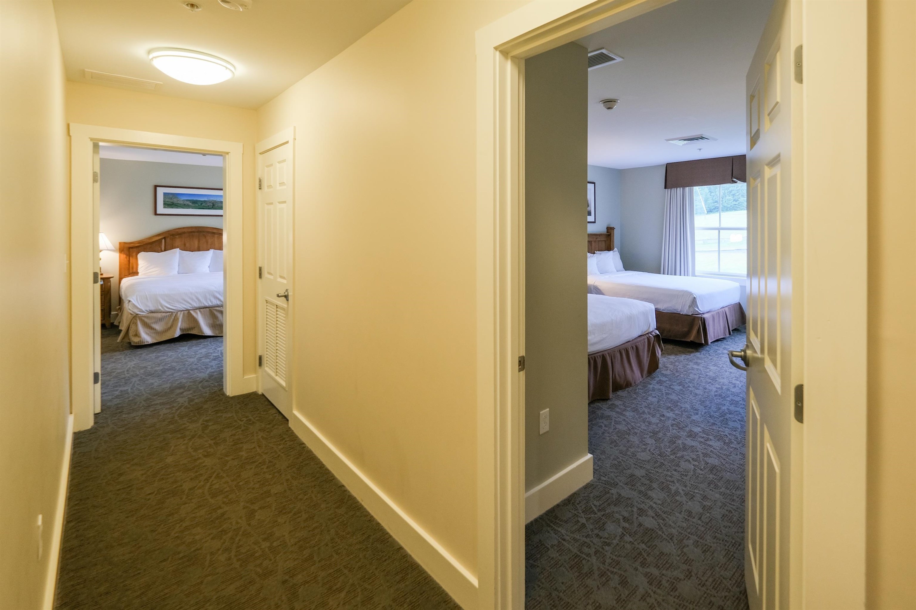 Hall with laundry closet