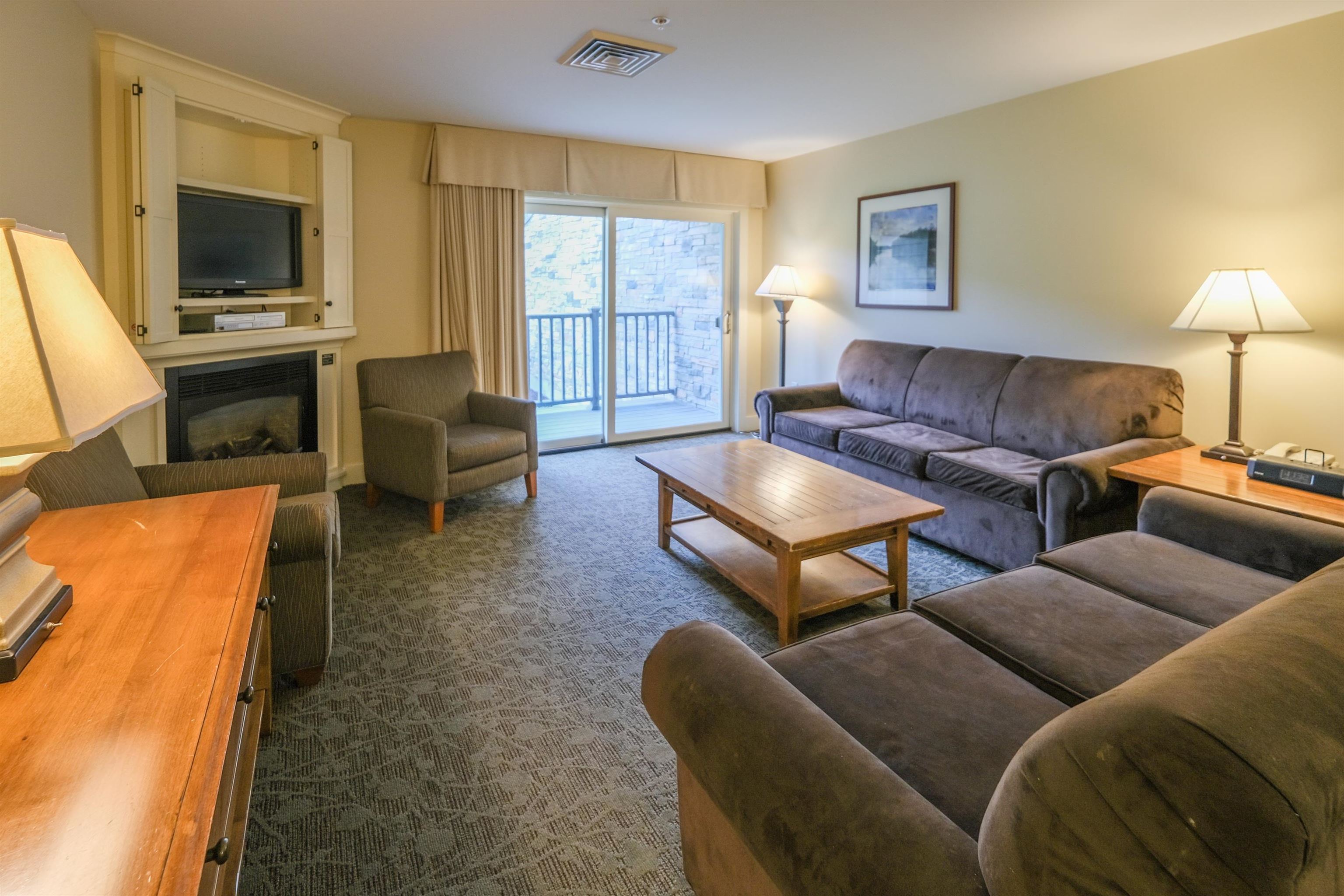 Gas fireplace  for ambiance