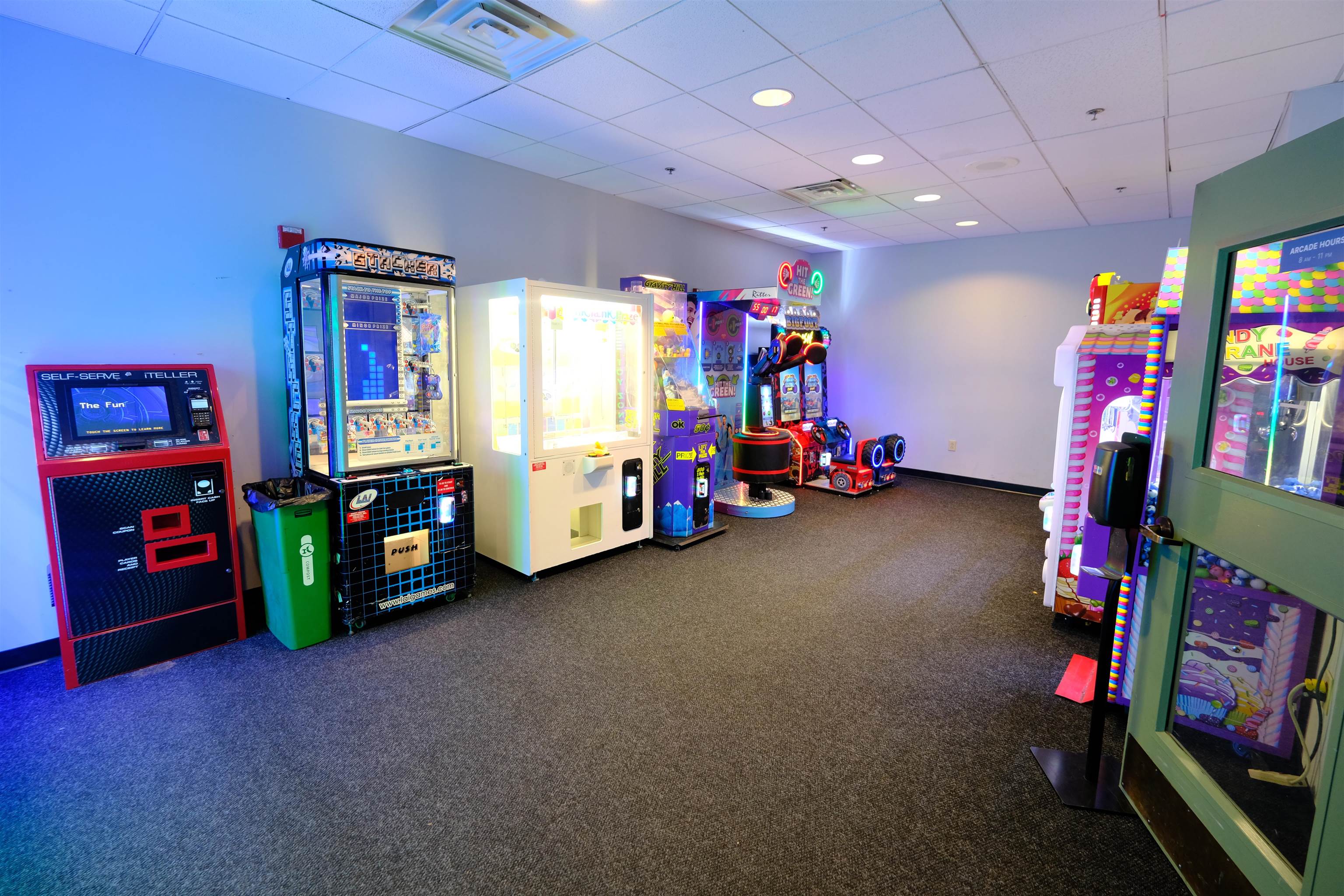 Jackson Gore arcade room