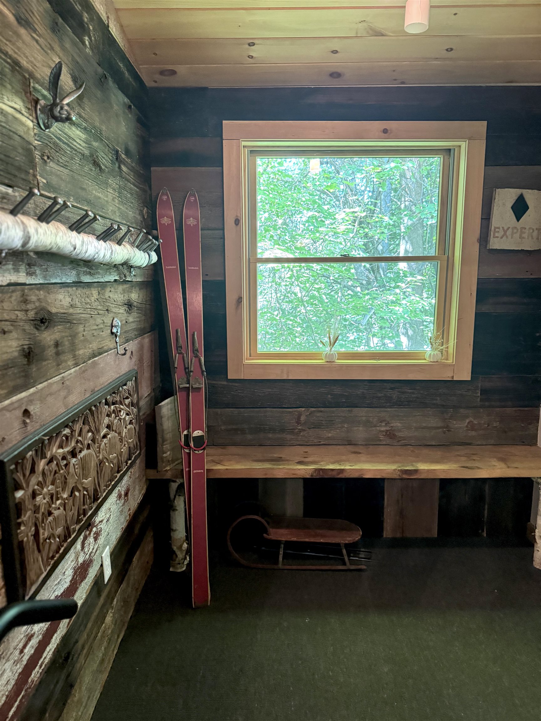 Space to take off all your winter gear