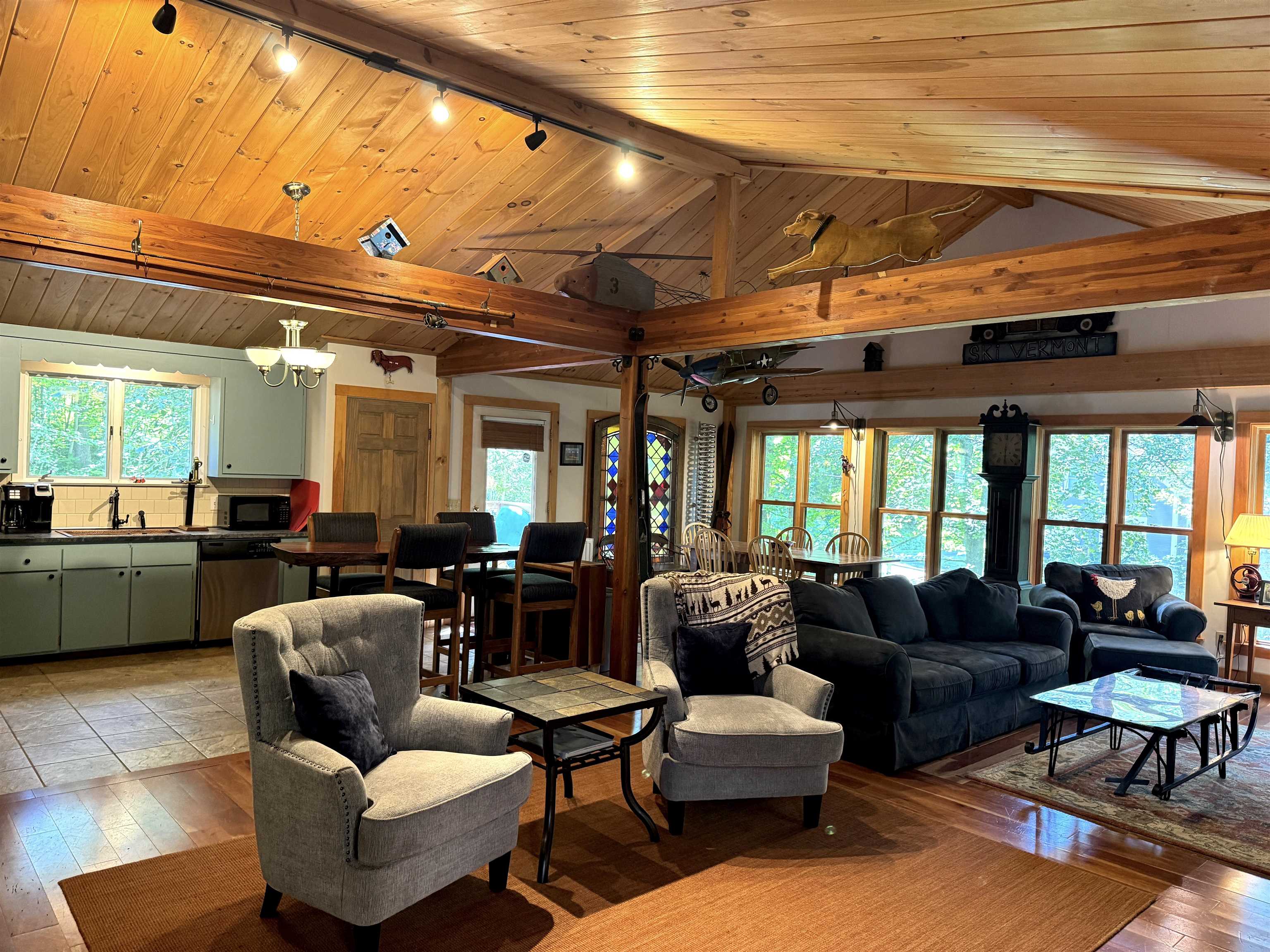 Warm and cozy open living space