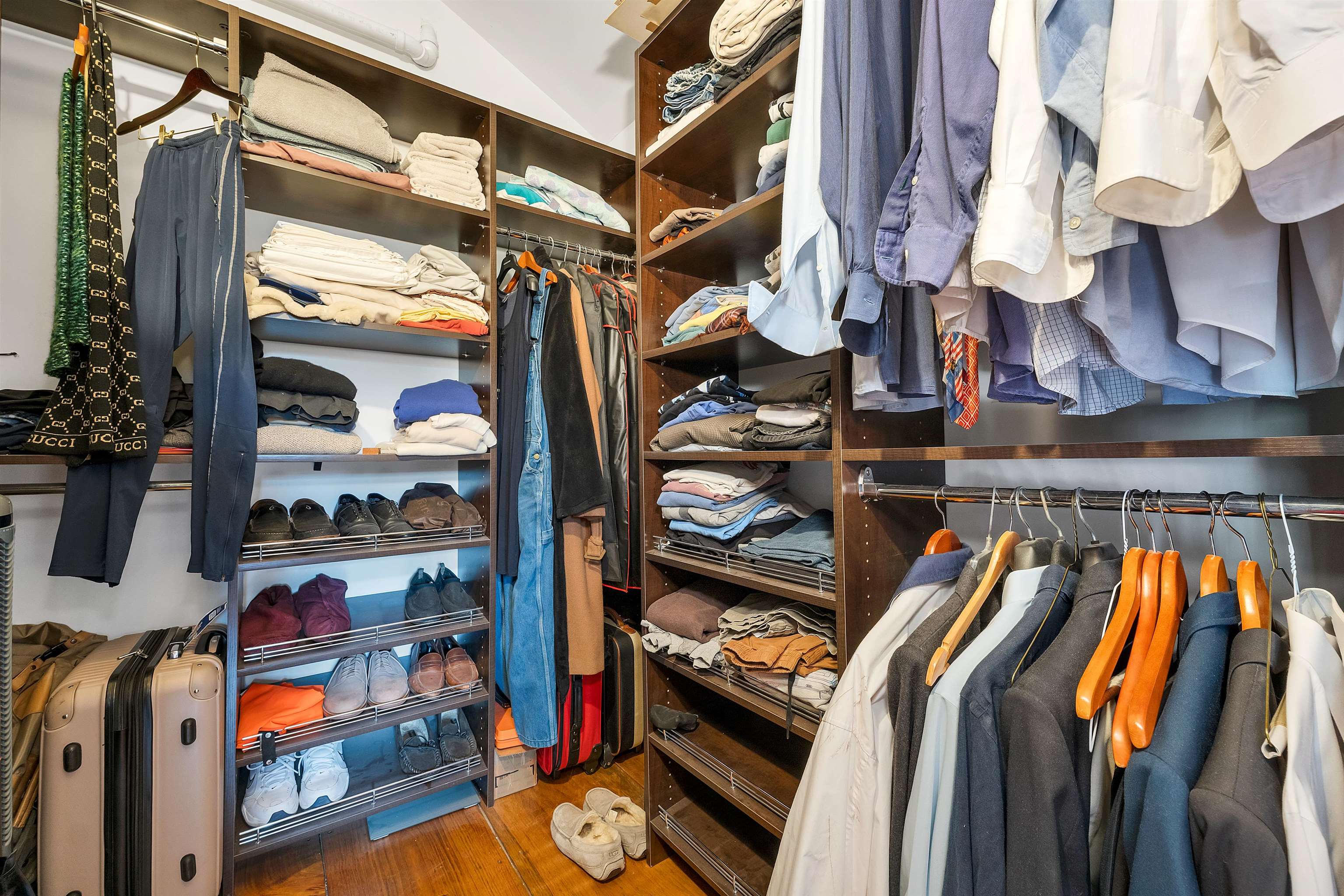 1 of 2 walk in closets in Primary