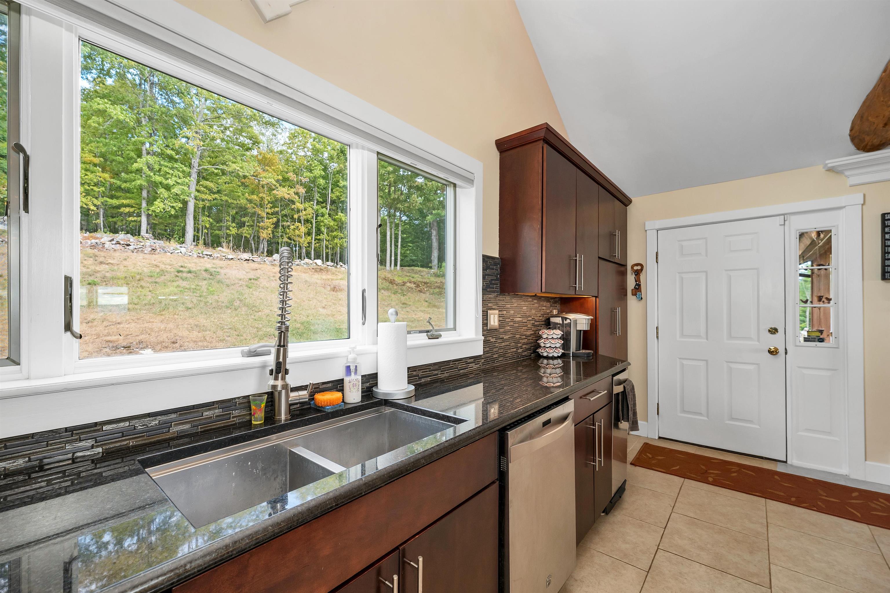 back door , great view of back yard