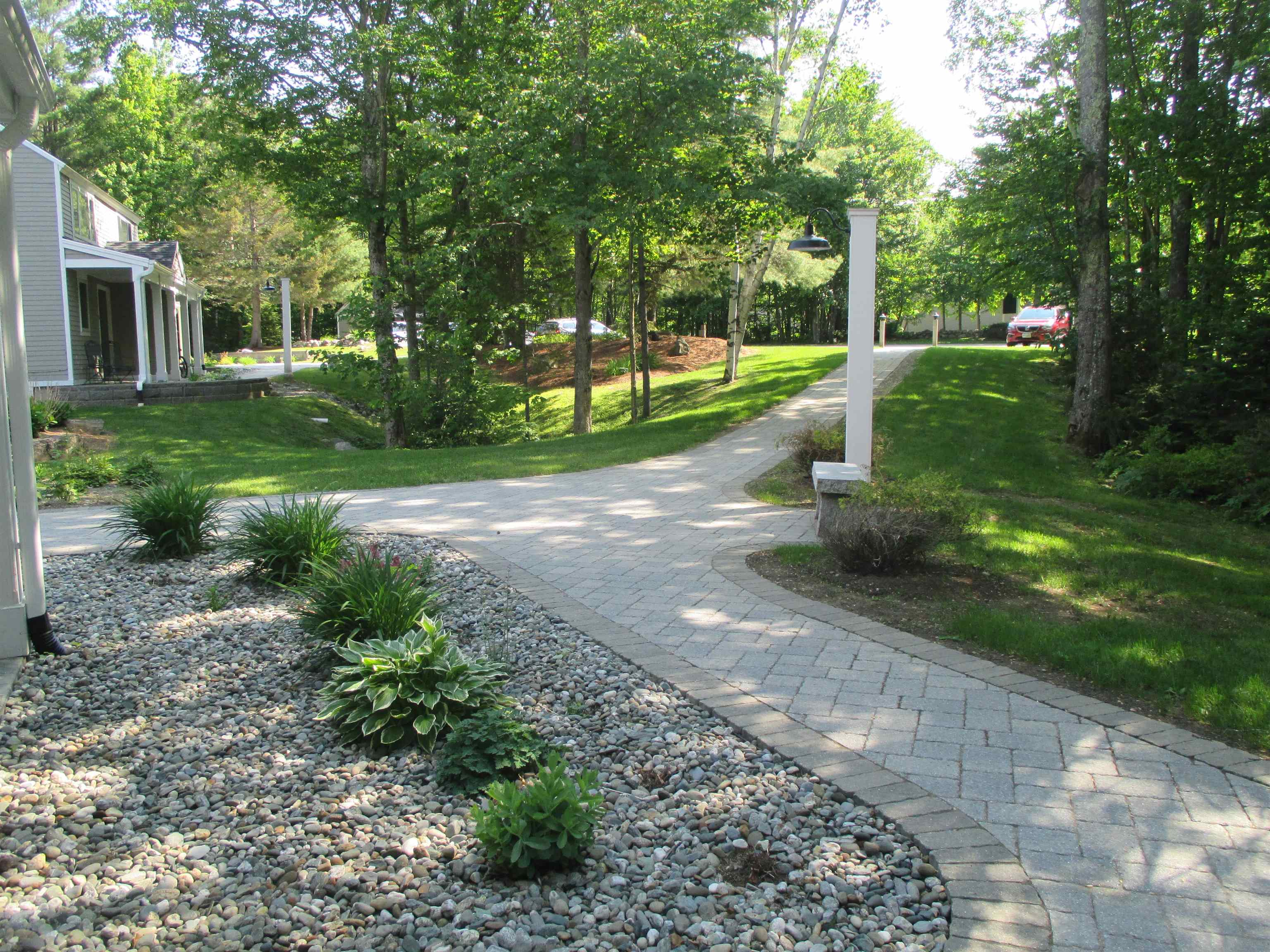 Beautifully landscaped Common grounds