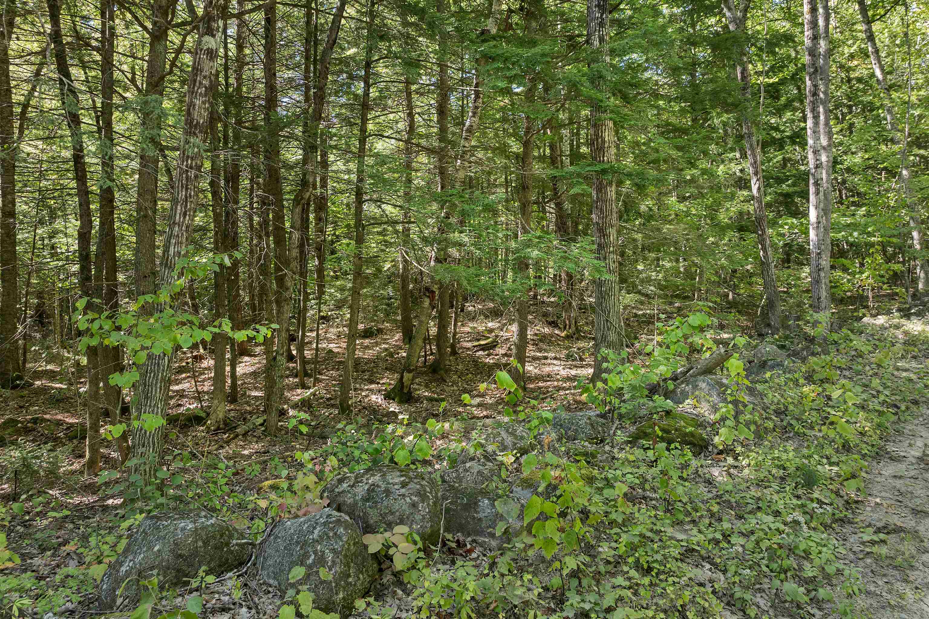 Stone walls throughout