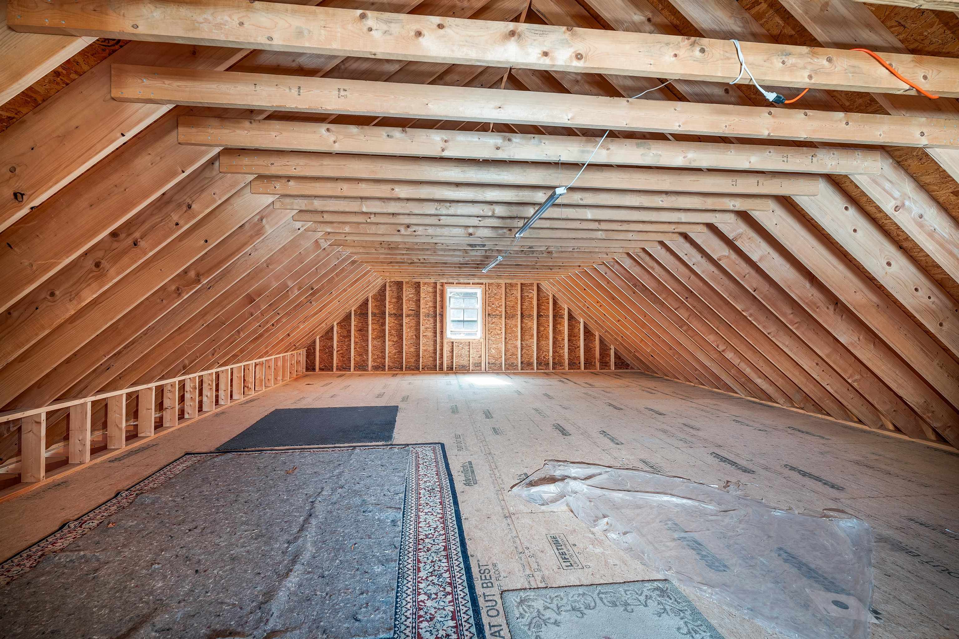 Walk up storage loft