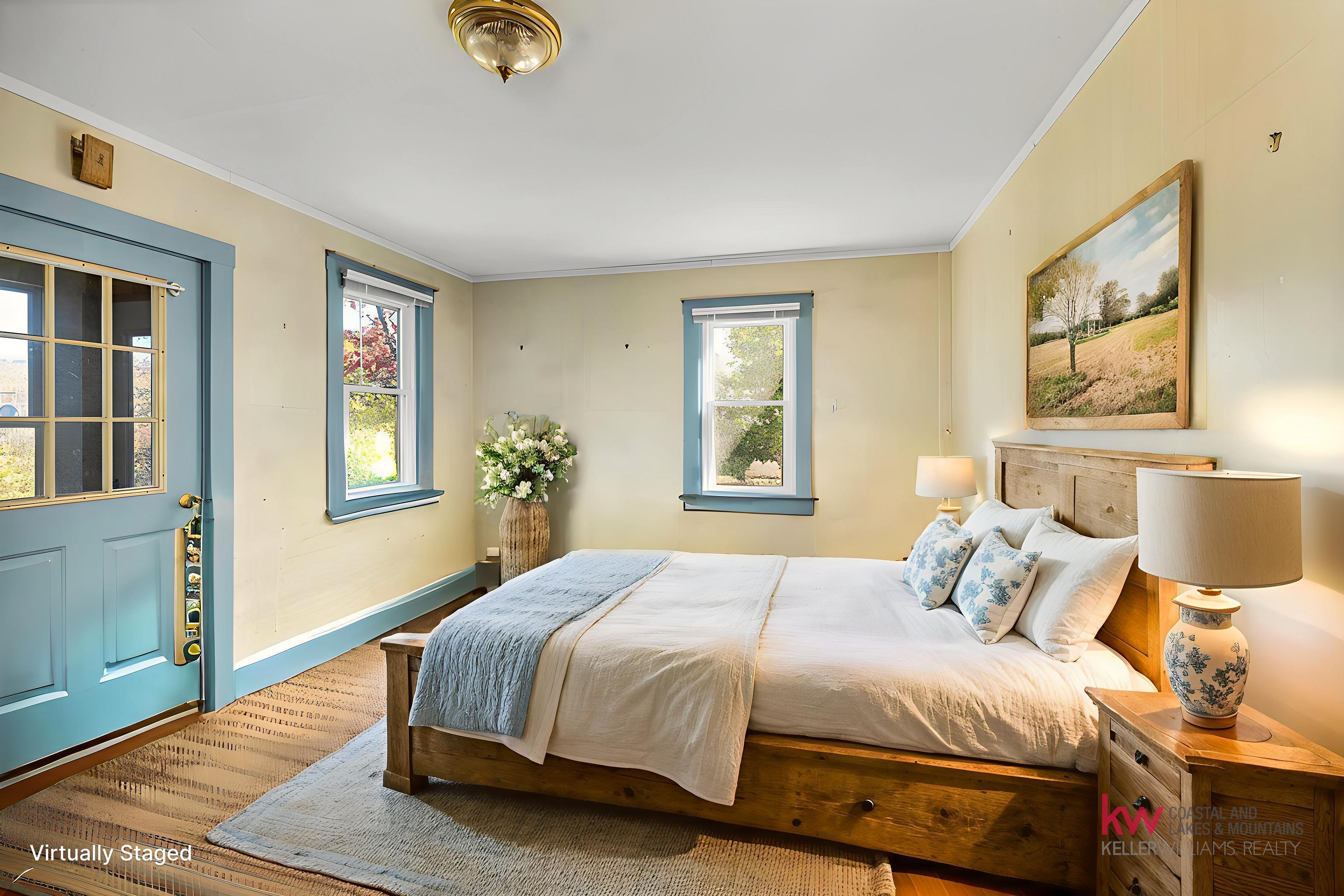 1st Floor Bedroom - Virtual Staged