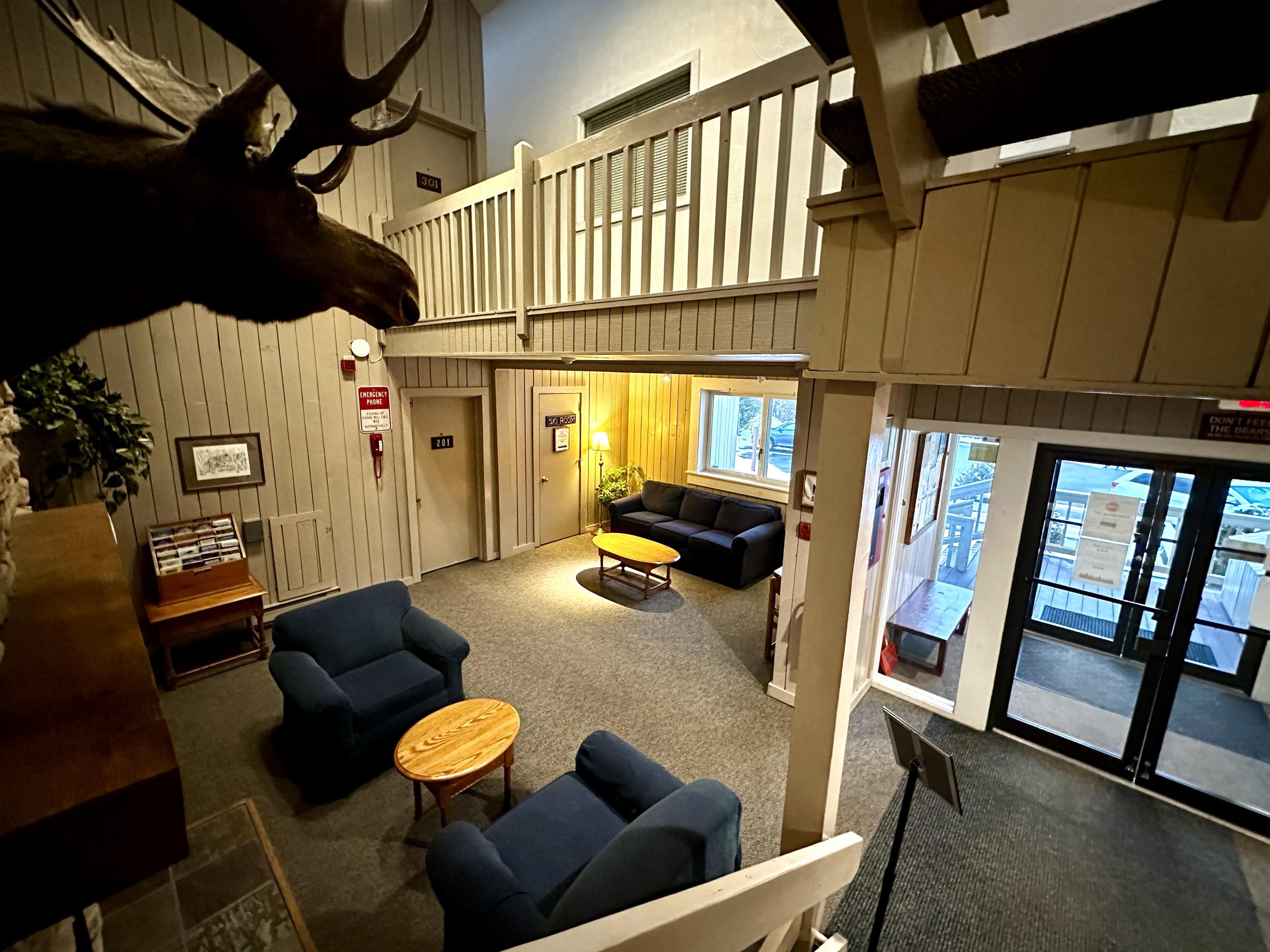 Upper lobby and game room