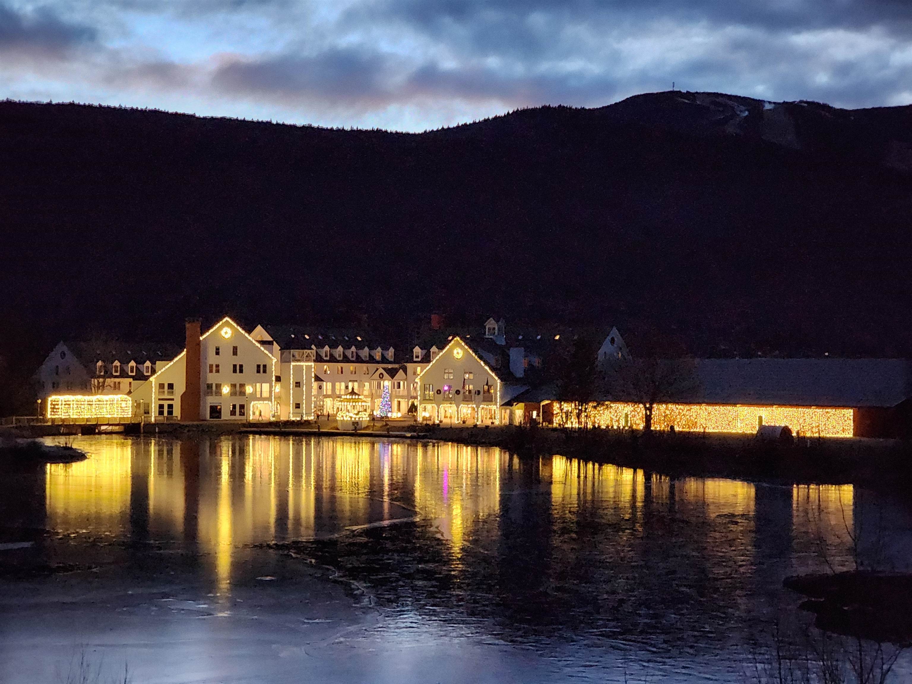 Town Square at dusk