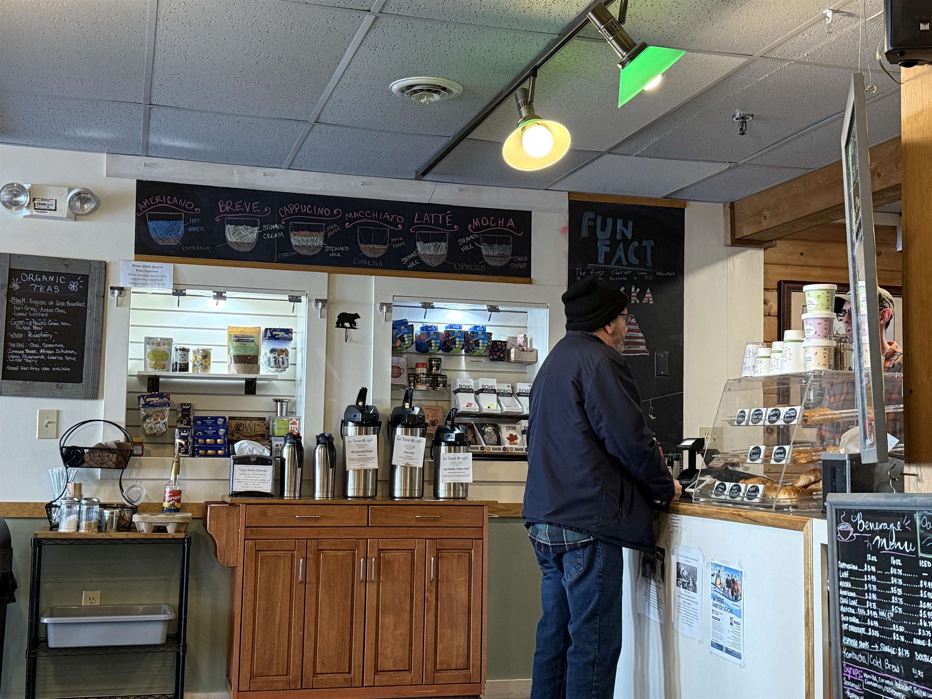 Local Coffee shop in town square