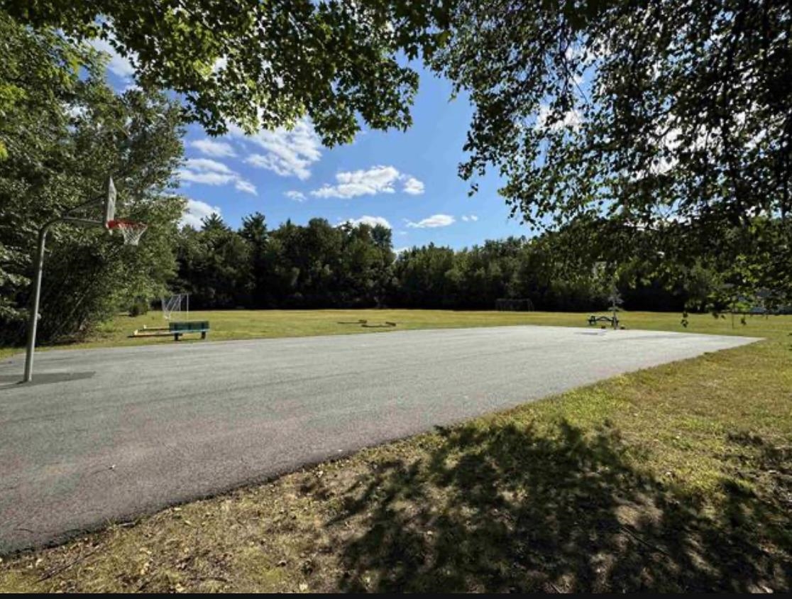 Basketball Court Across From the Playground