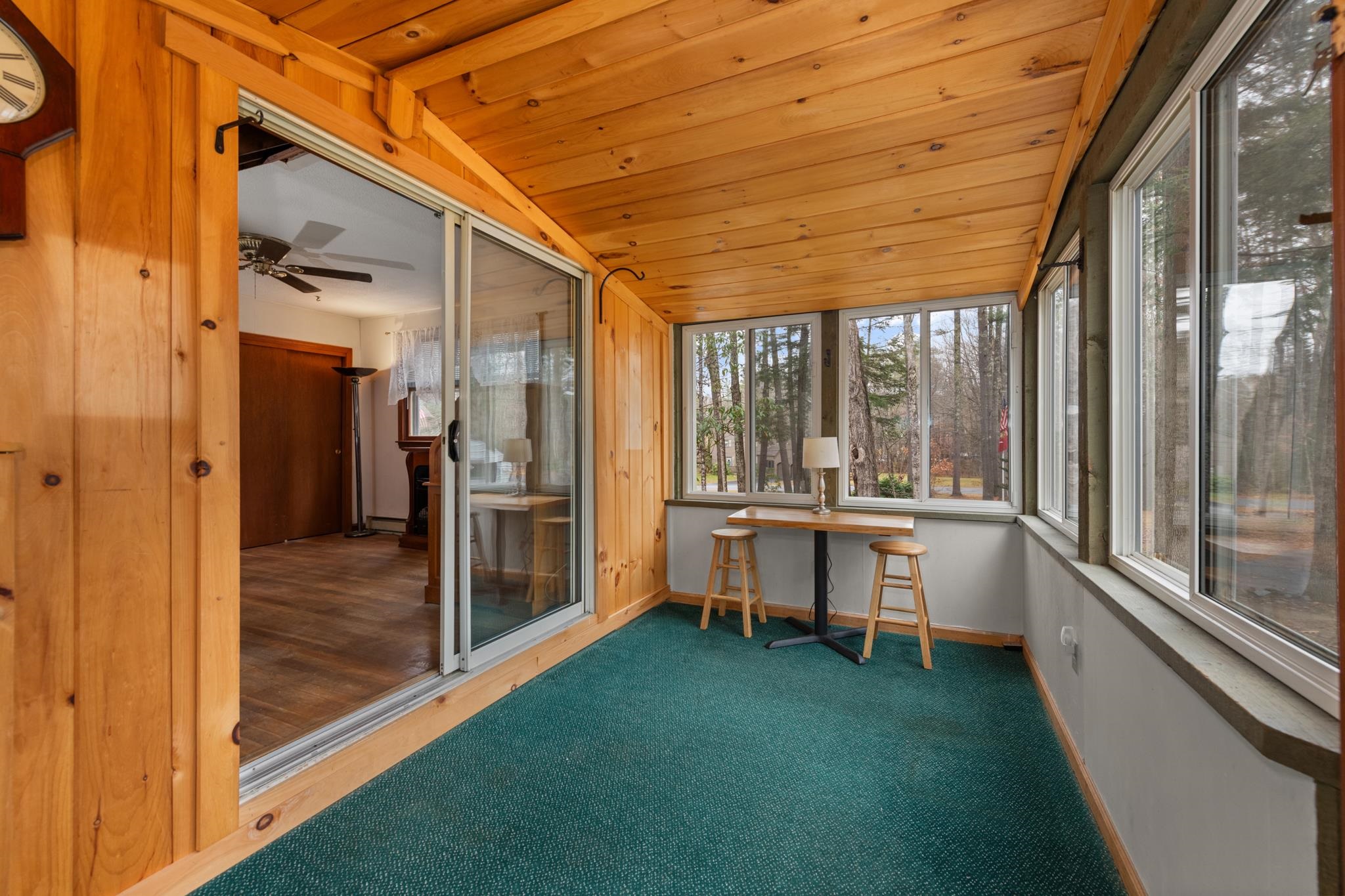 This great 3 season room even has a heater so if you can use it at any season