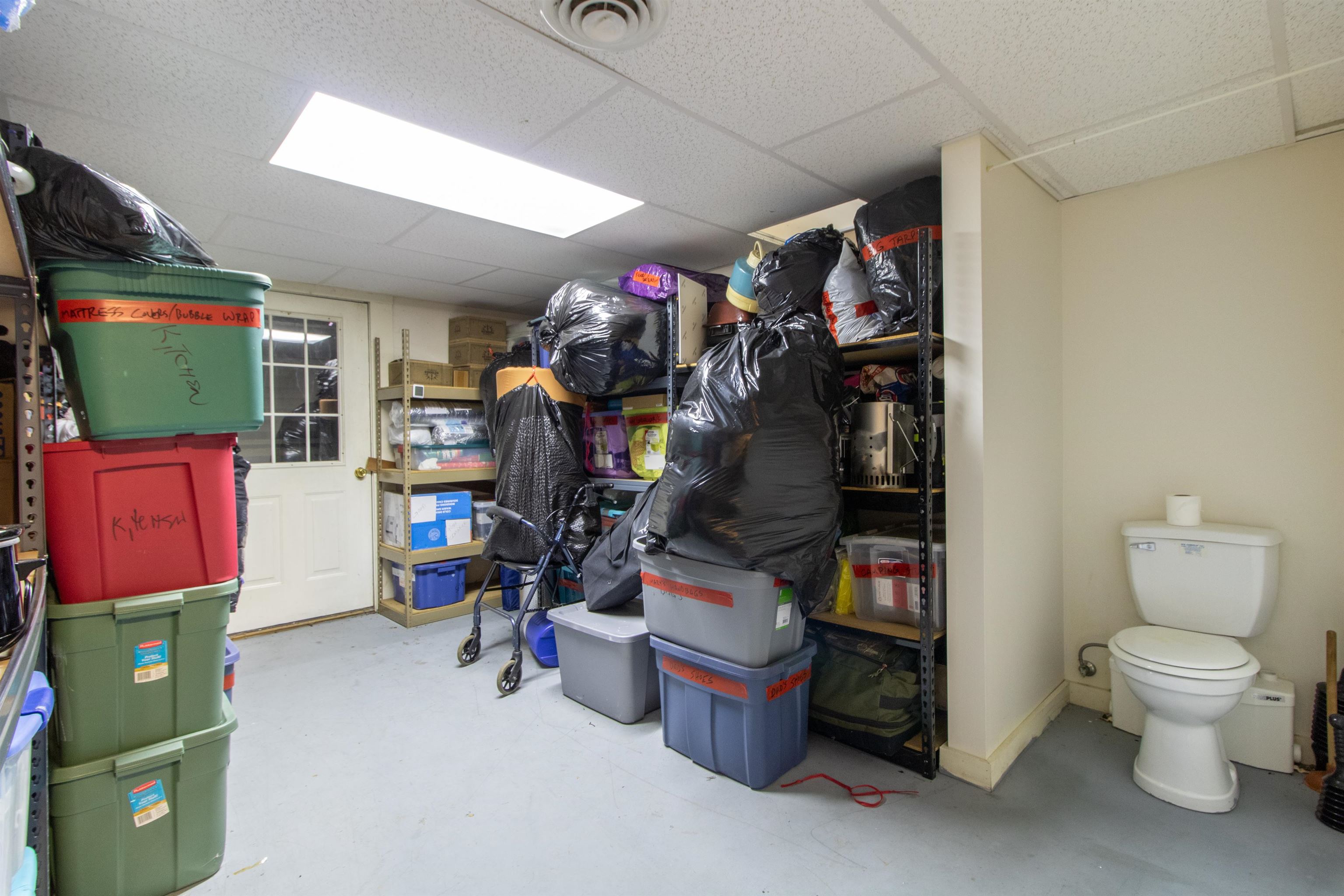 Basement Storage Room