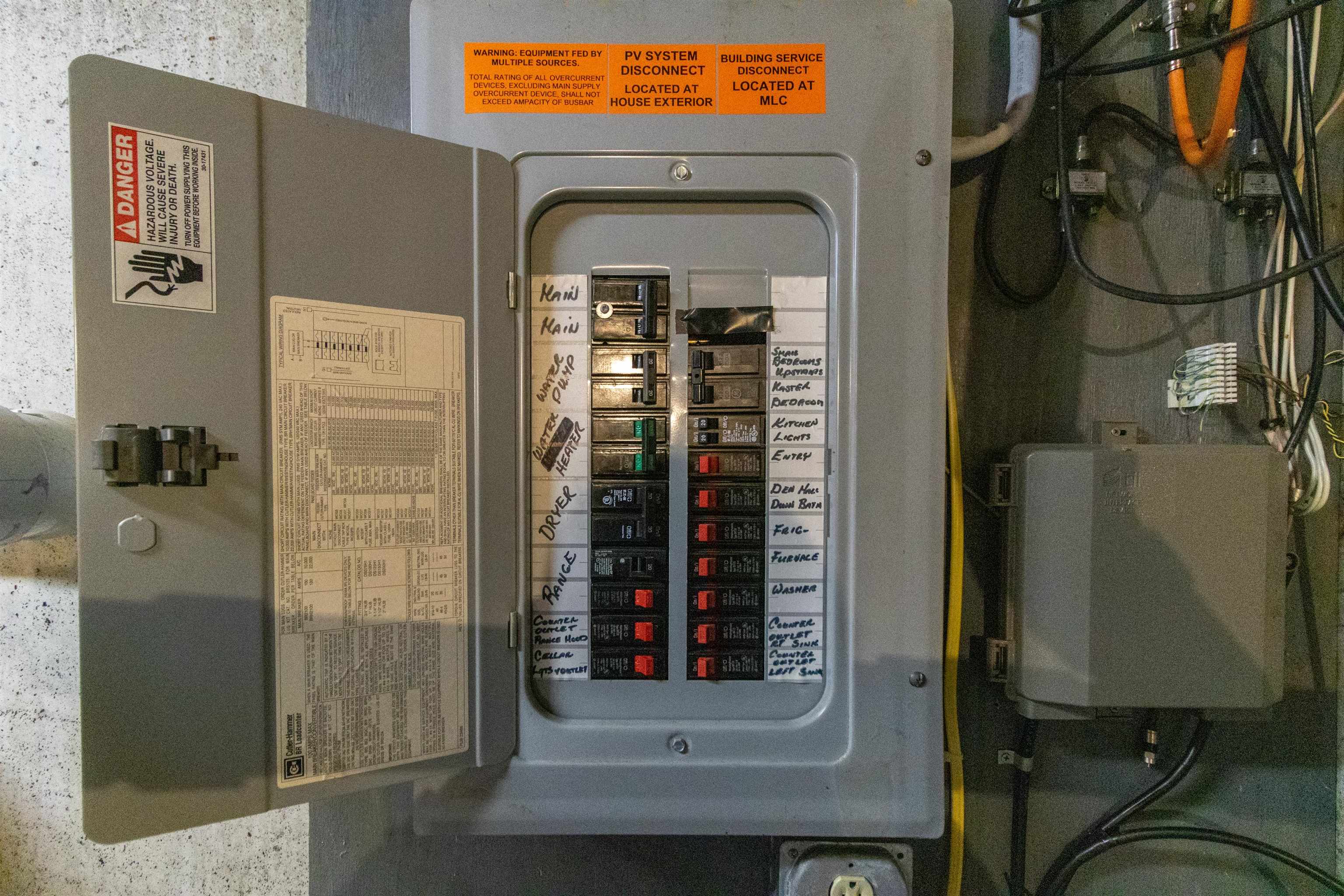 Basement Breaker Box
