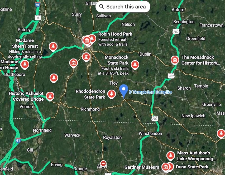 9 Templeton Turnpike, Fitzwilliam, NH 03447