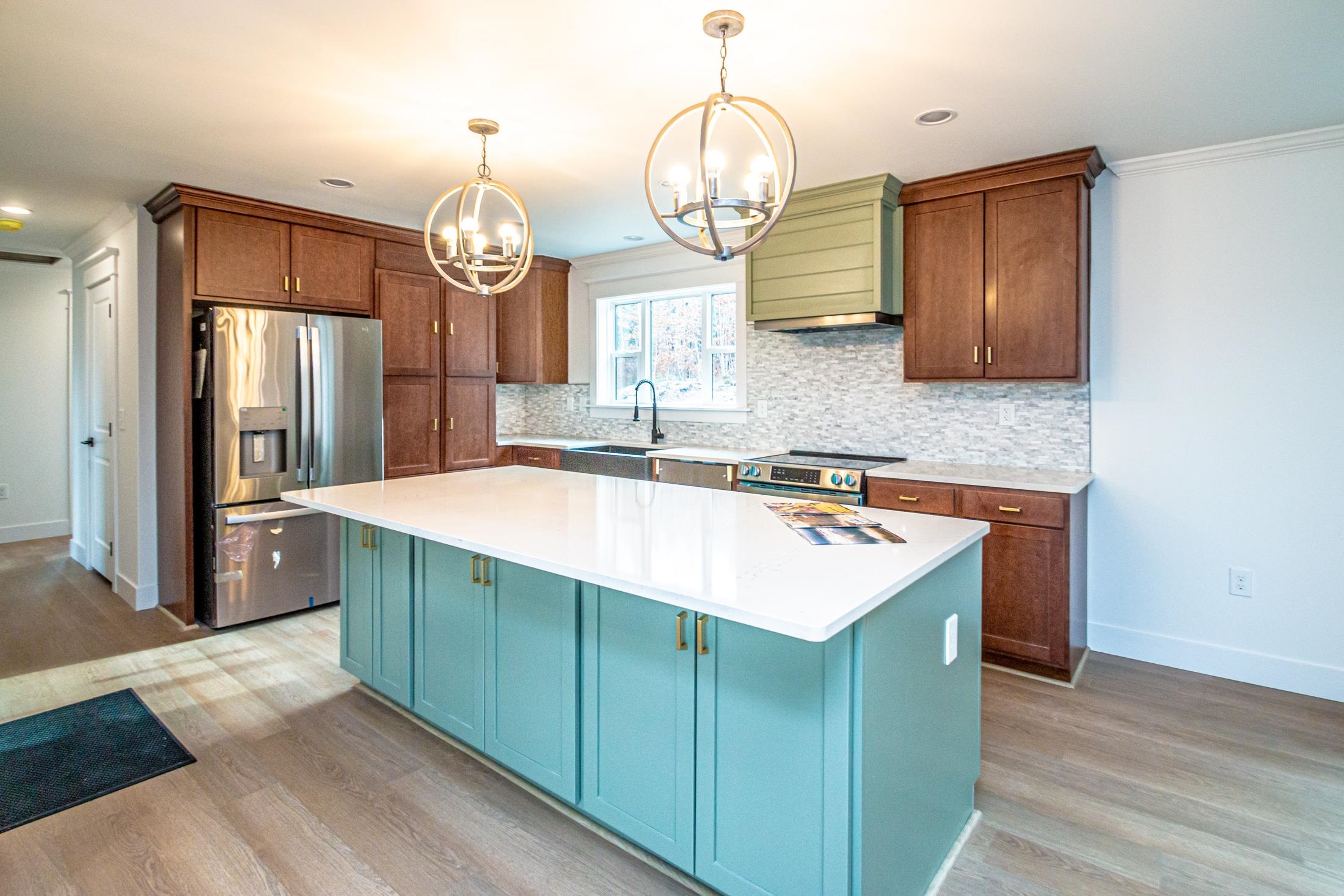 Kitchen with Hidden Pantry