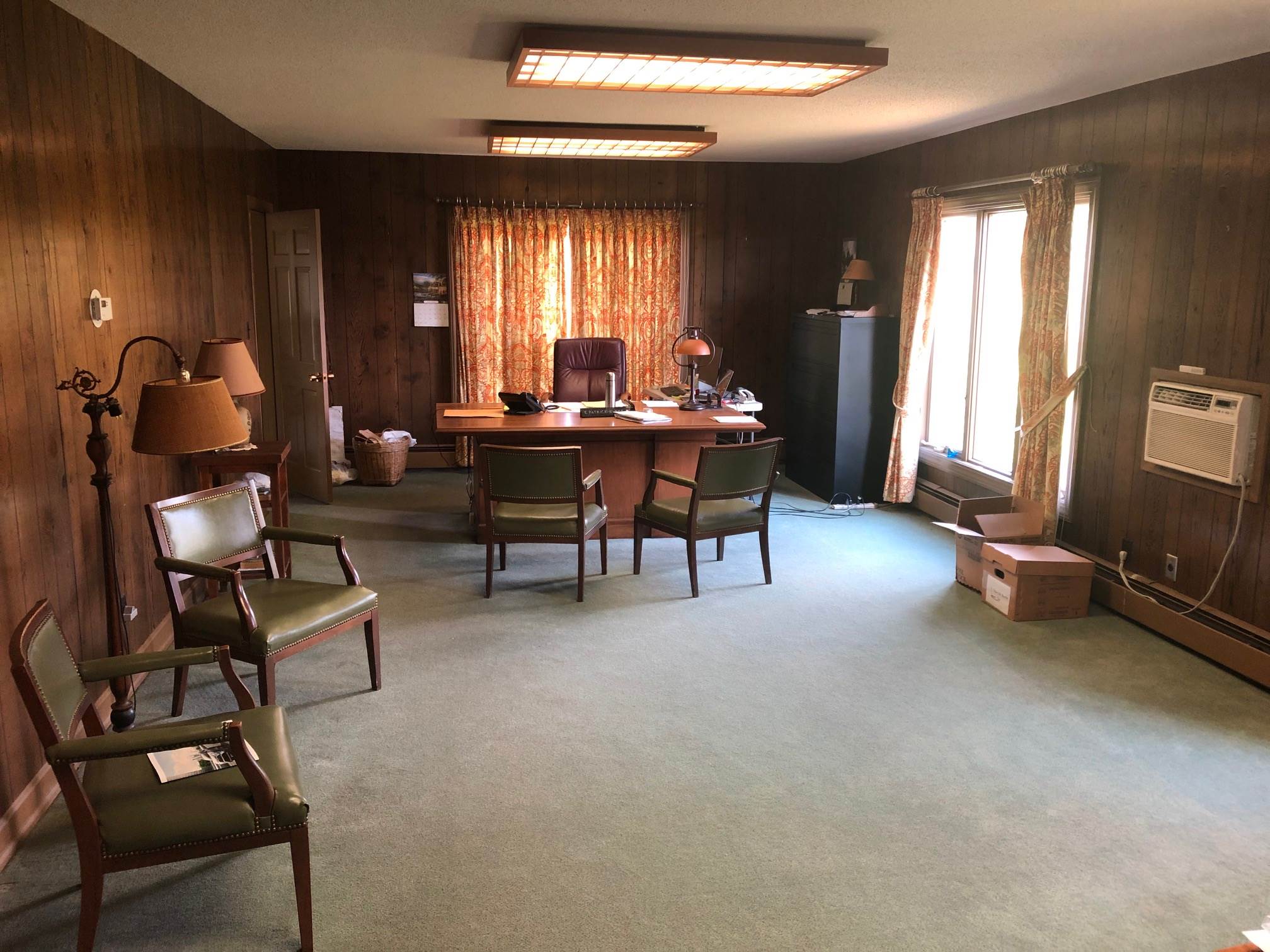 Splendid views from this large SE corner office