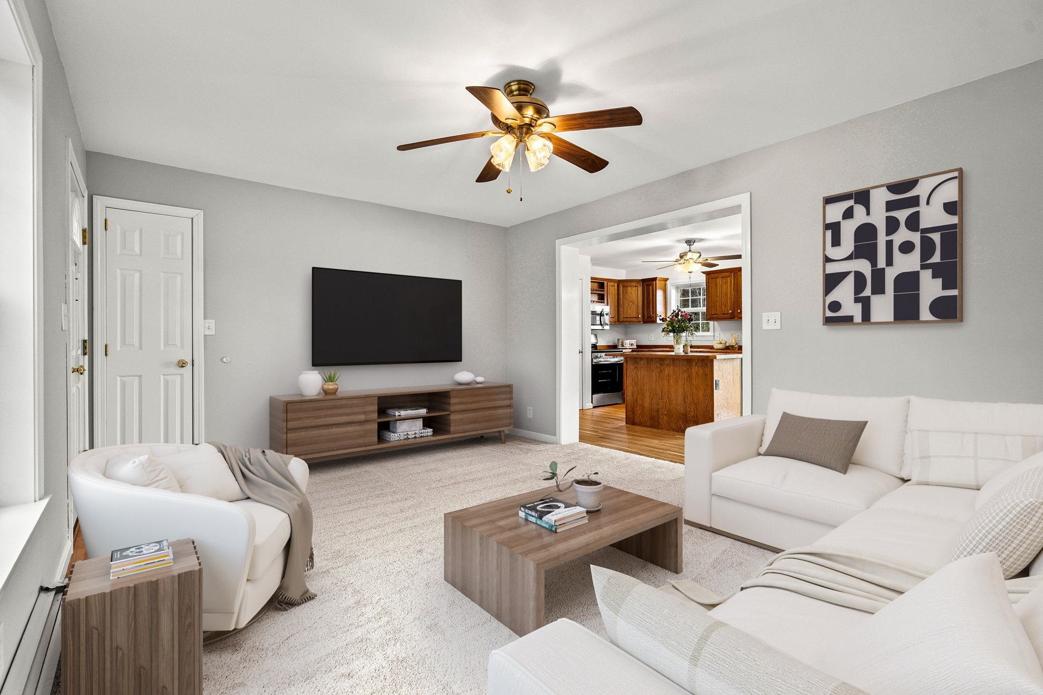Living Room - Virtually Staged