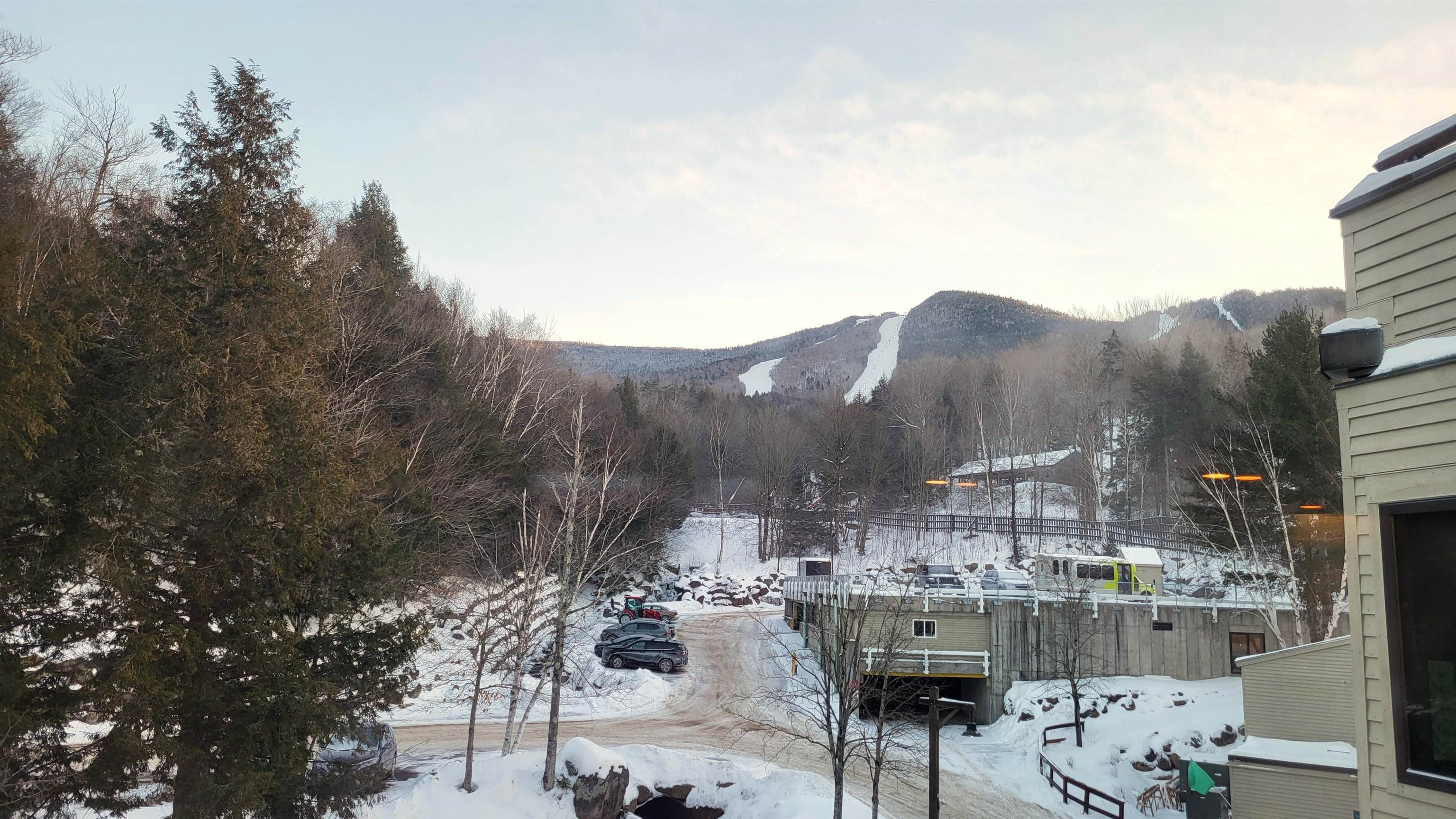 Views to North Peak ski slope