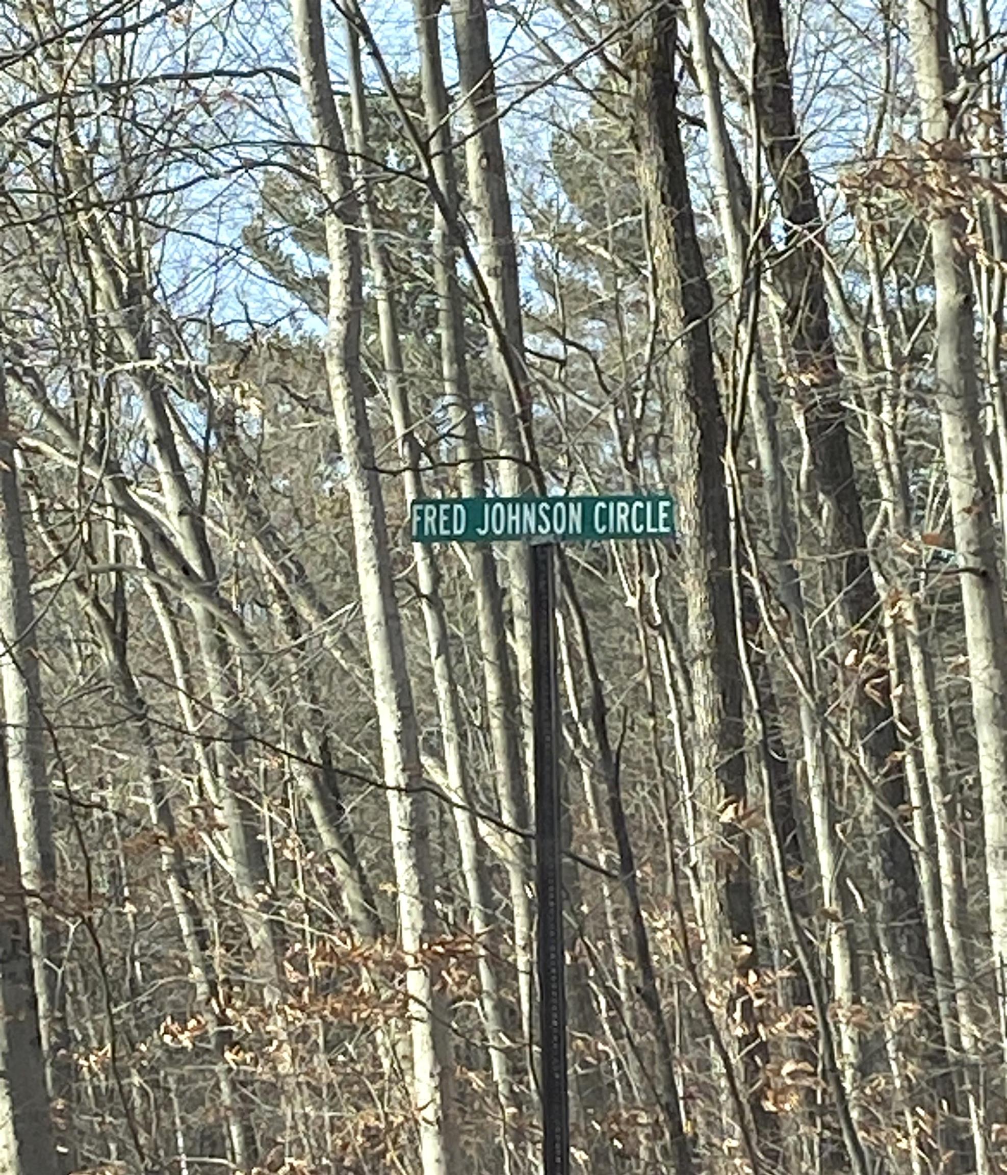 Intersection With Fred Johnson Circle