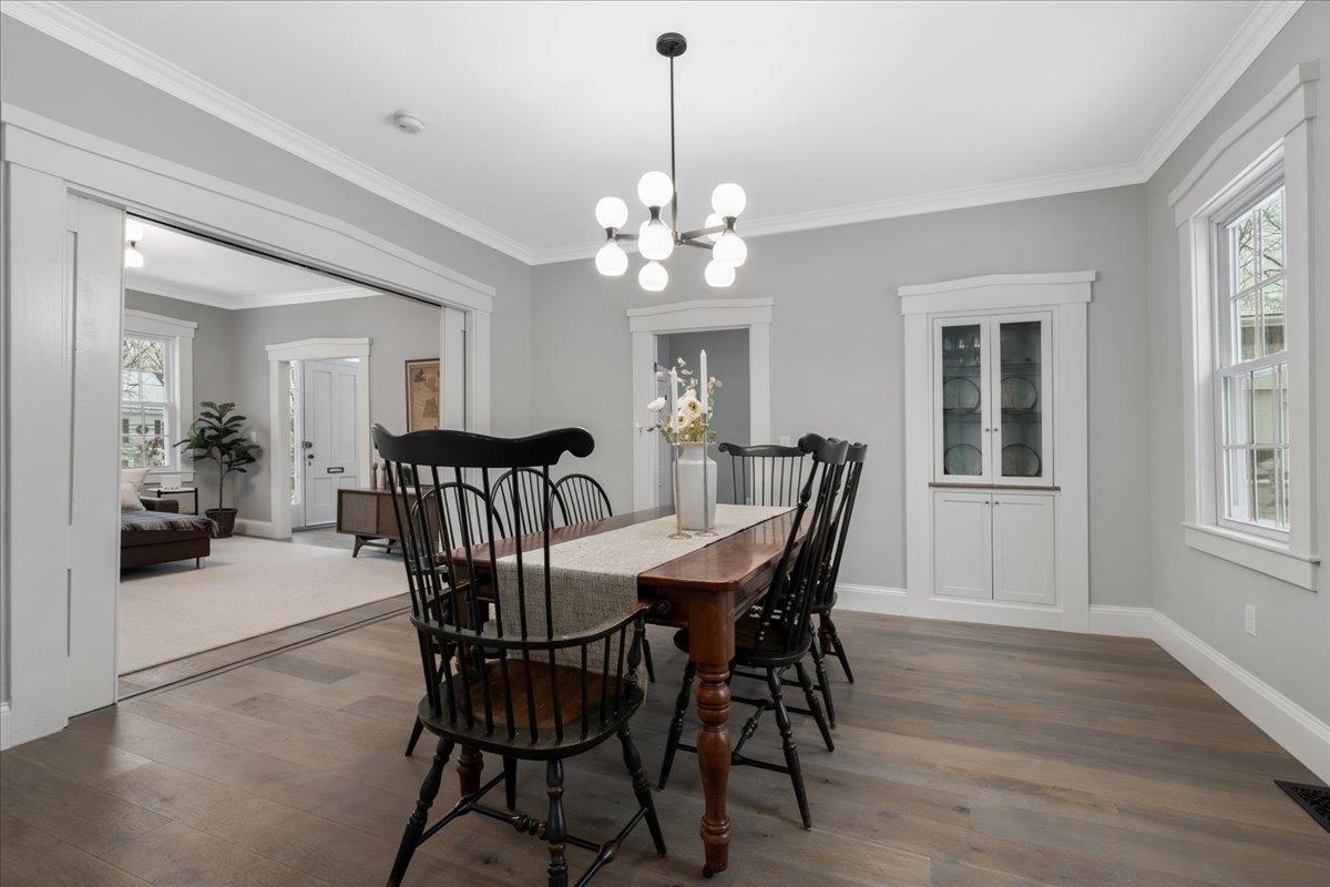 Dining Room with Built-Ins