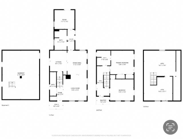 Floor Plans for all levels