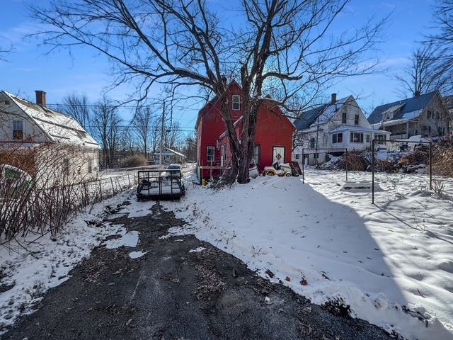 Rear view of the house looking toward the street