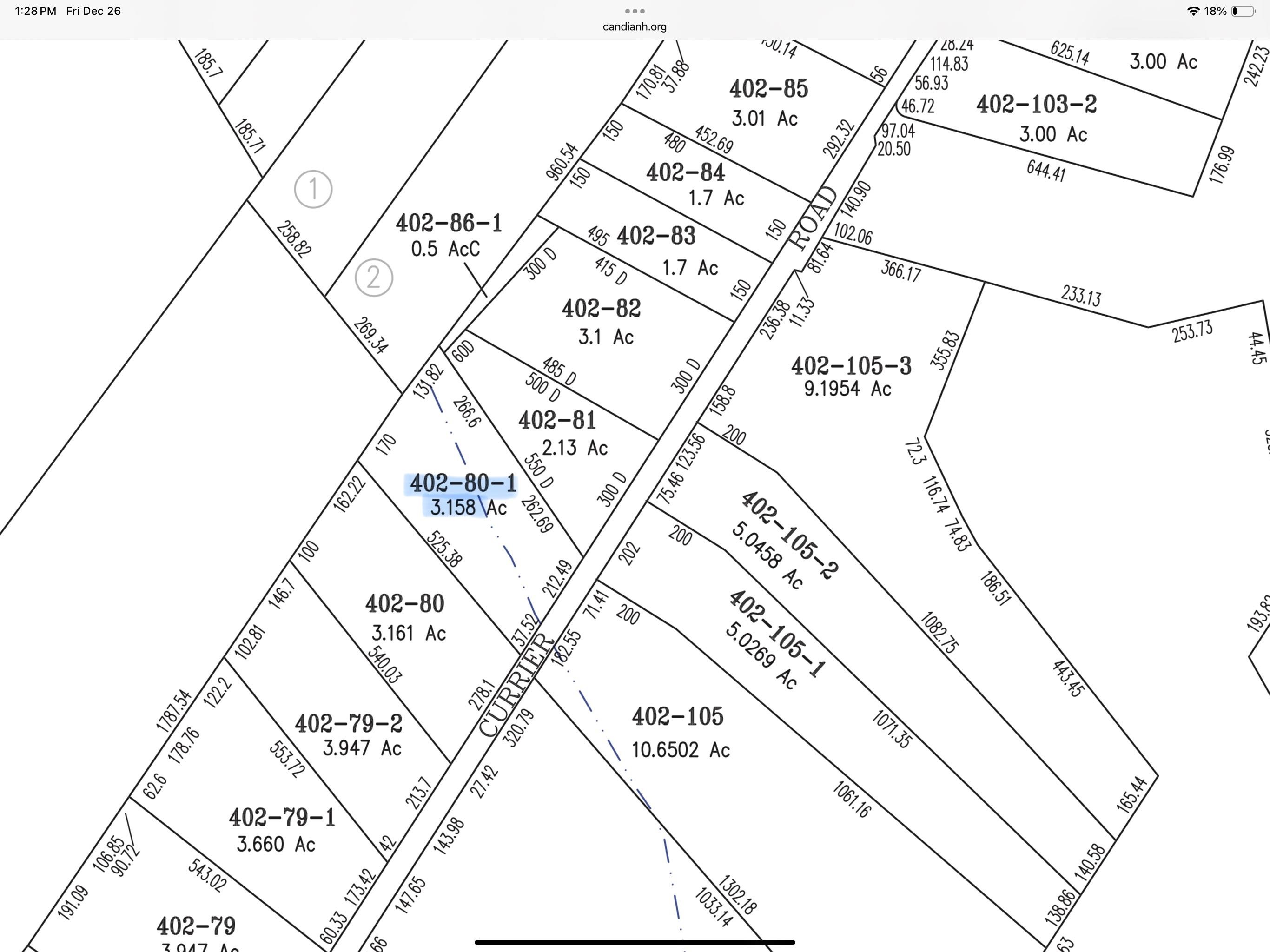 Lot 80-1 Currier Rd, Candia, NH 03034