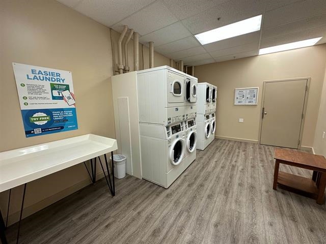 Hotel laundry room