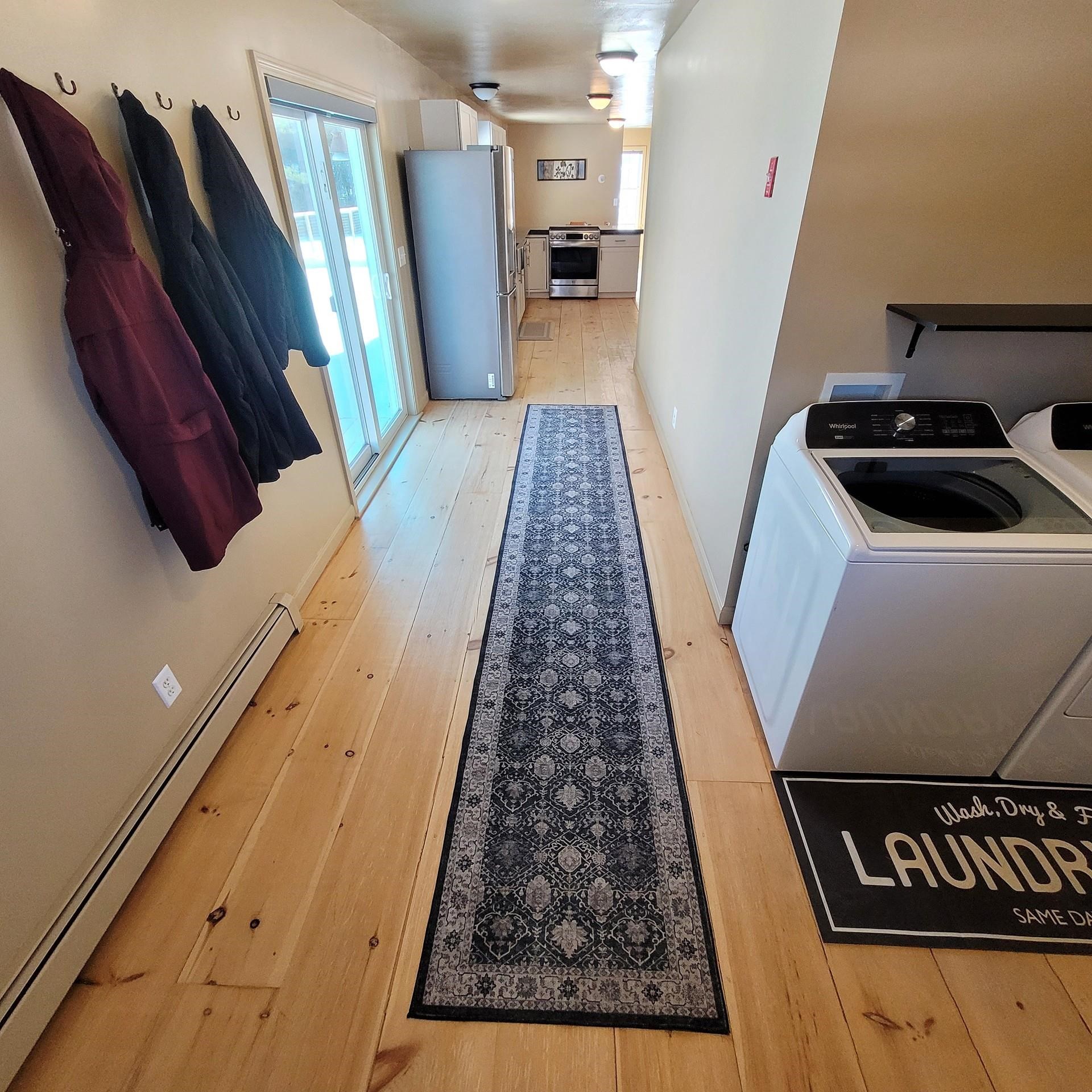 To kitchen and back deck