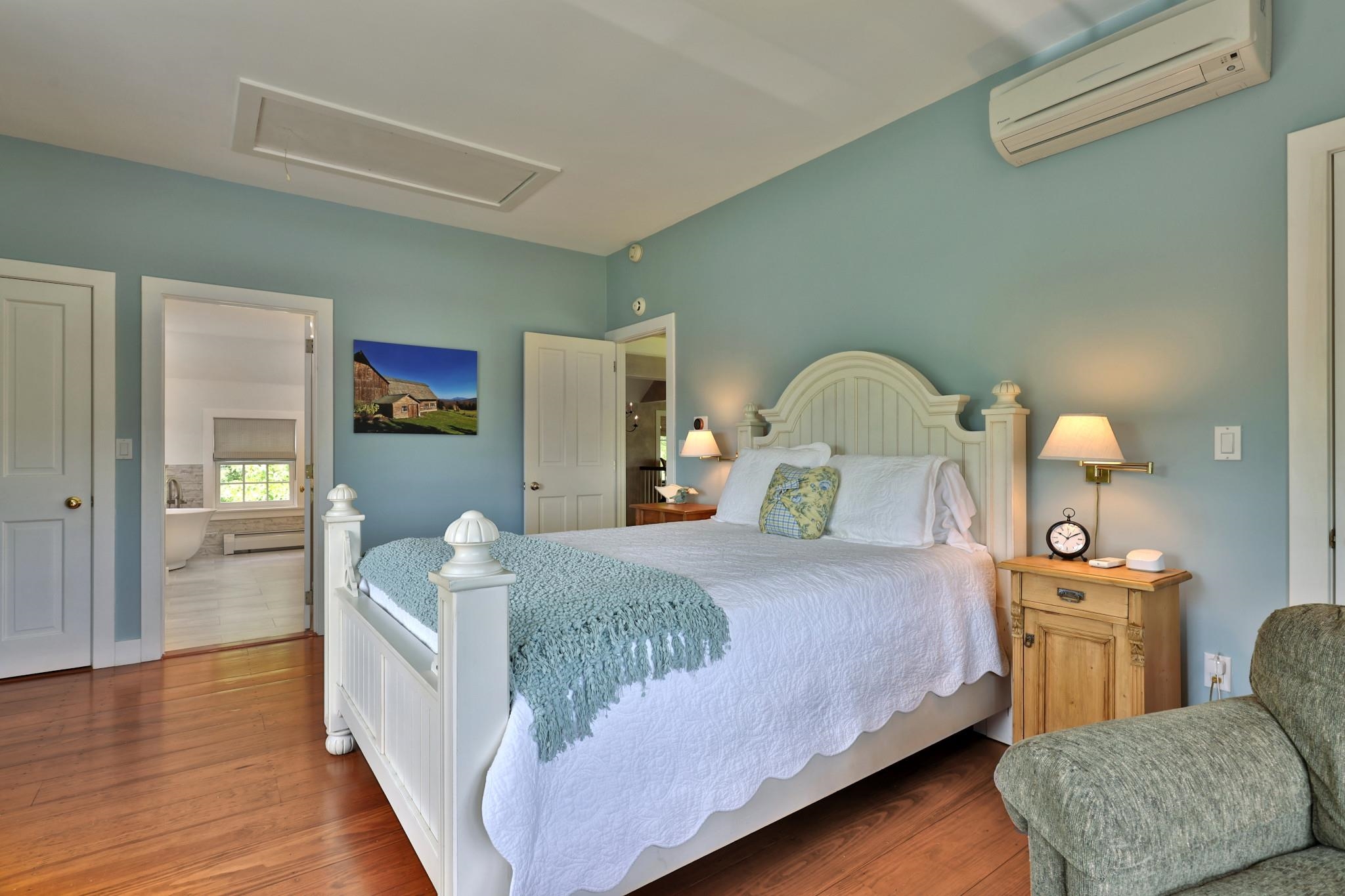 Guest bedroom suite with new bathroom in 2024.