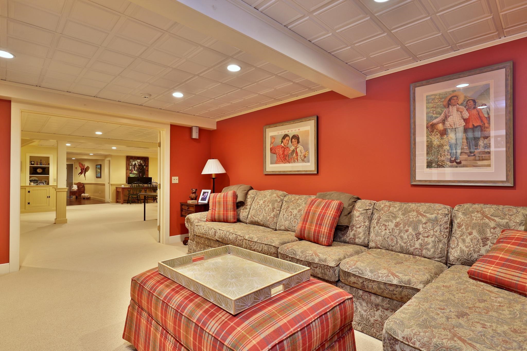 Separate TV room off the family room