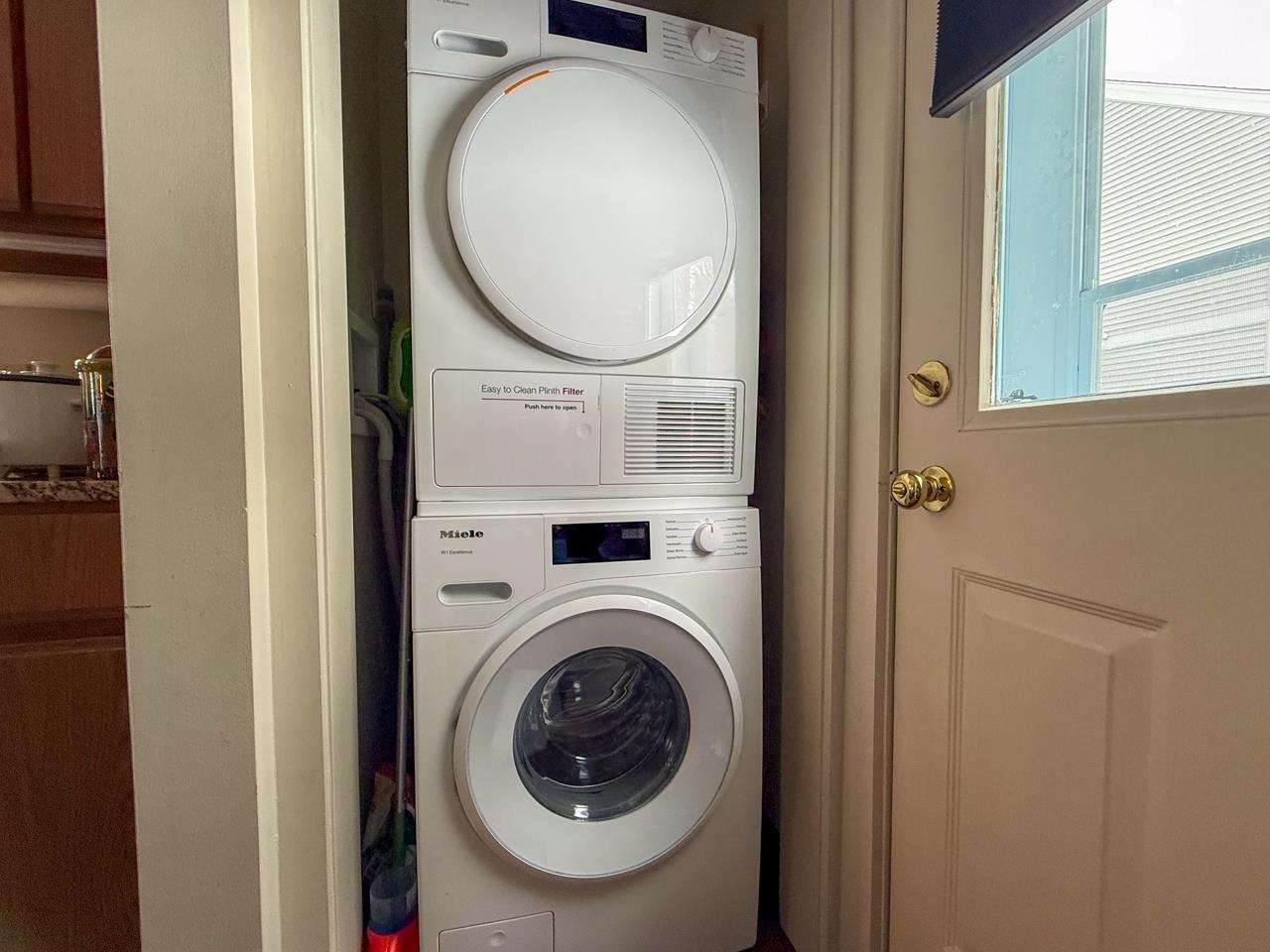 In unit Meile Washer and Dryer