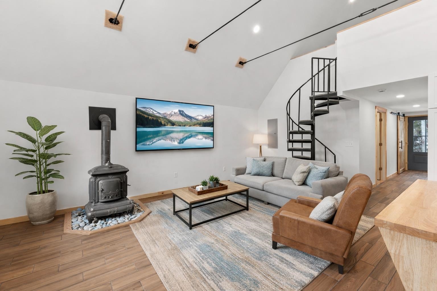 Living room is AI enhanced