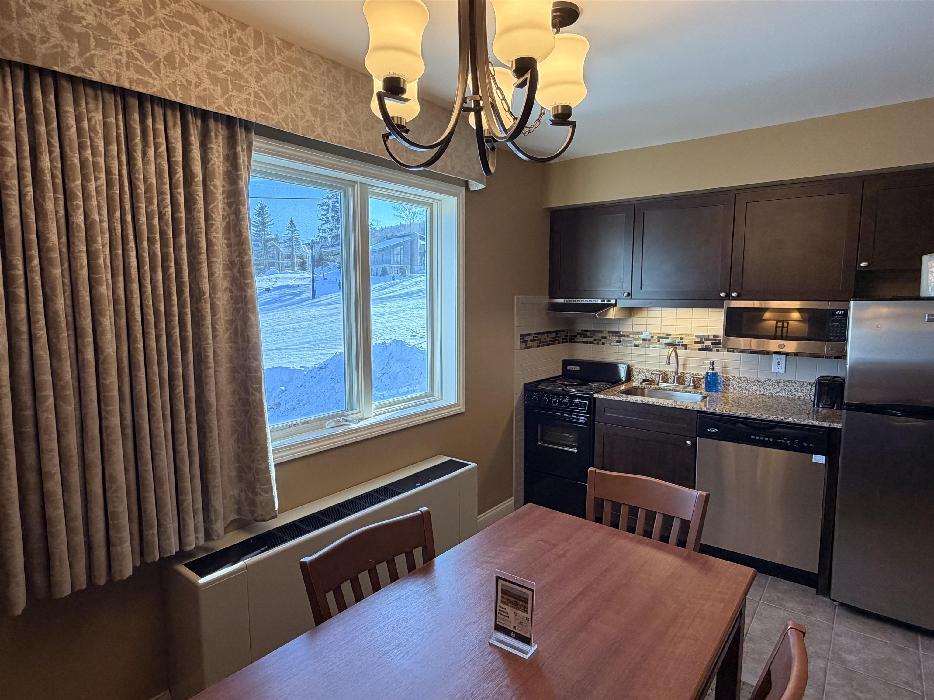 Large window overlooking Sundance