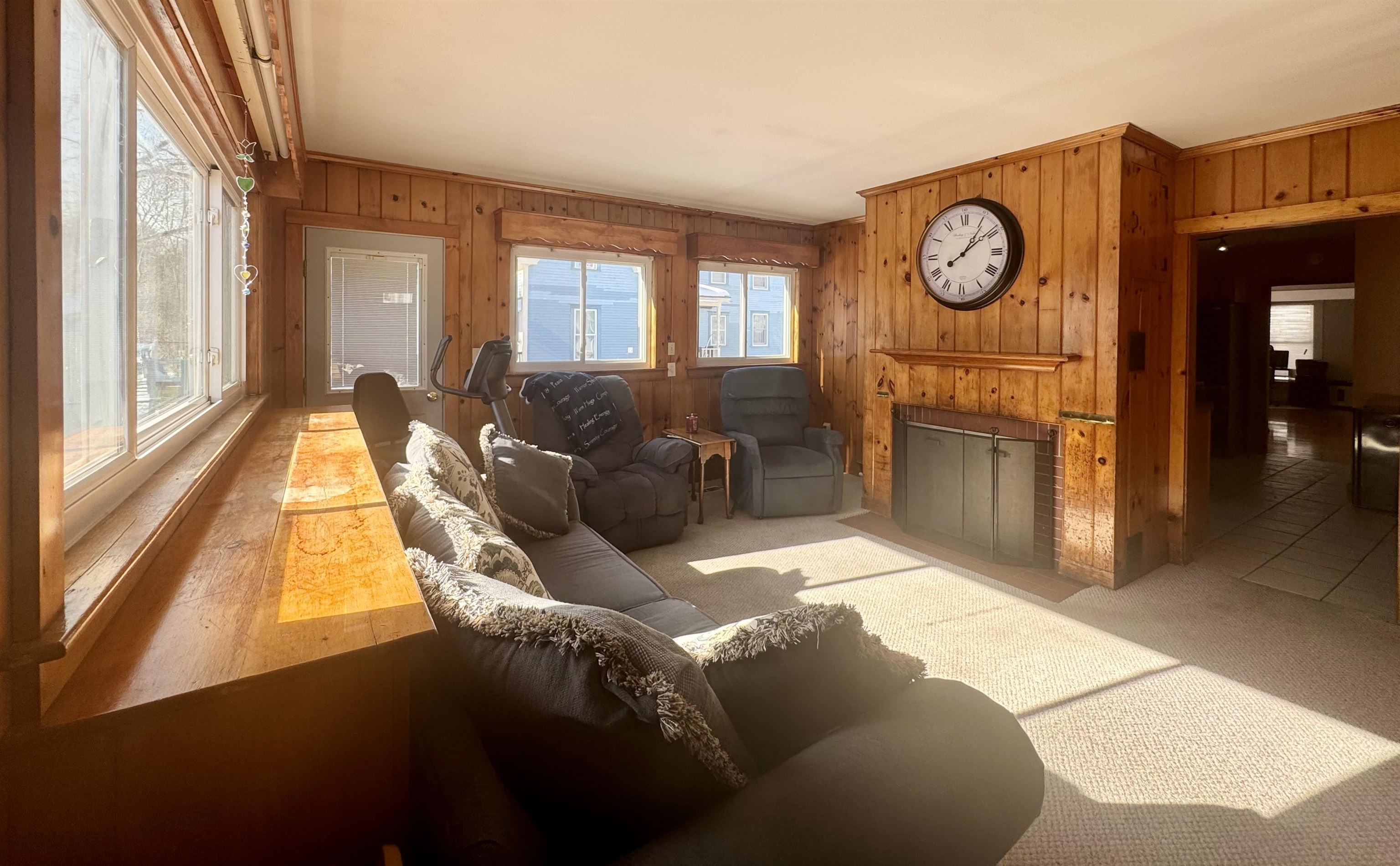 Den with fireplace 24689288