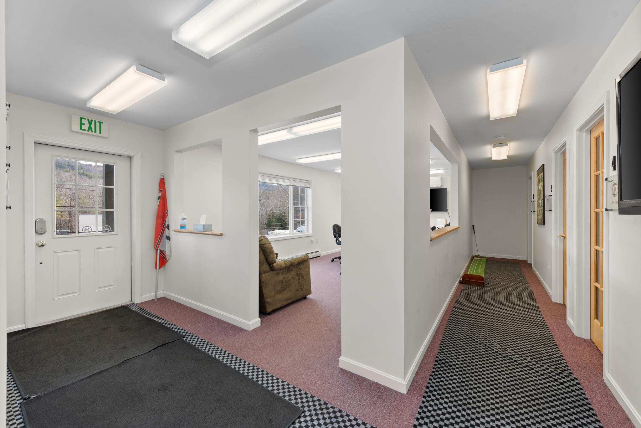 Front Door, Conference Room & hall