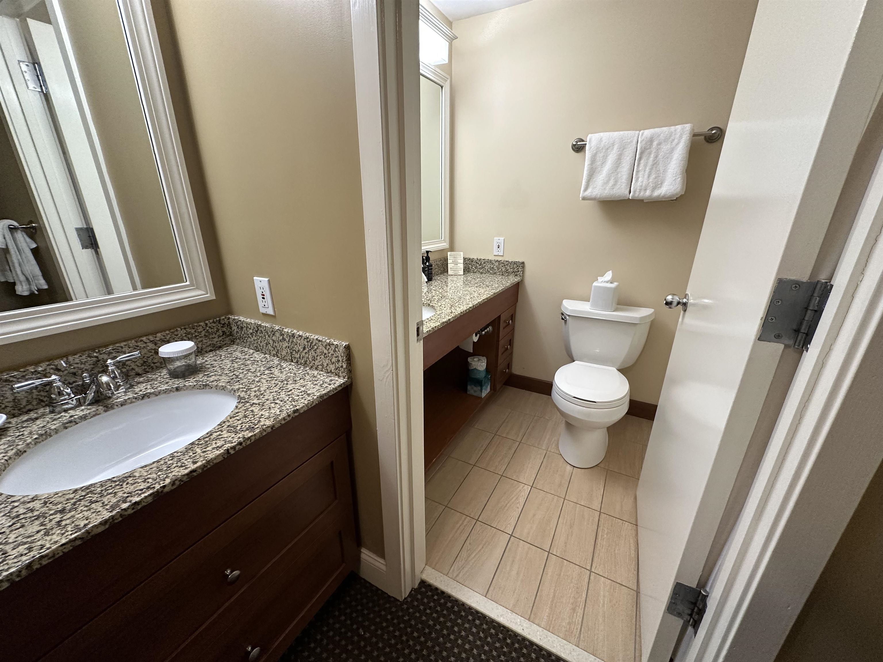 Main floor bathrooms