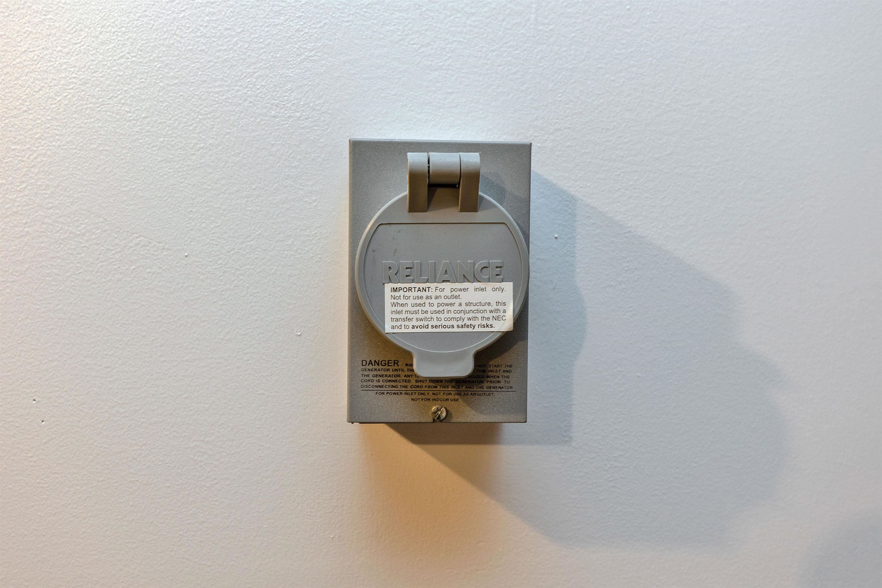 Portable generator hook up