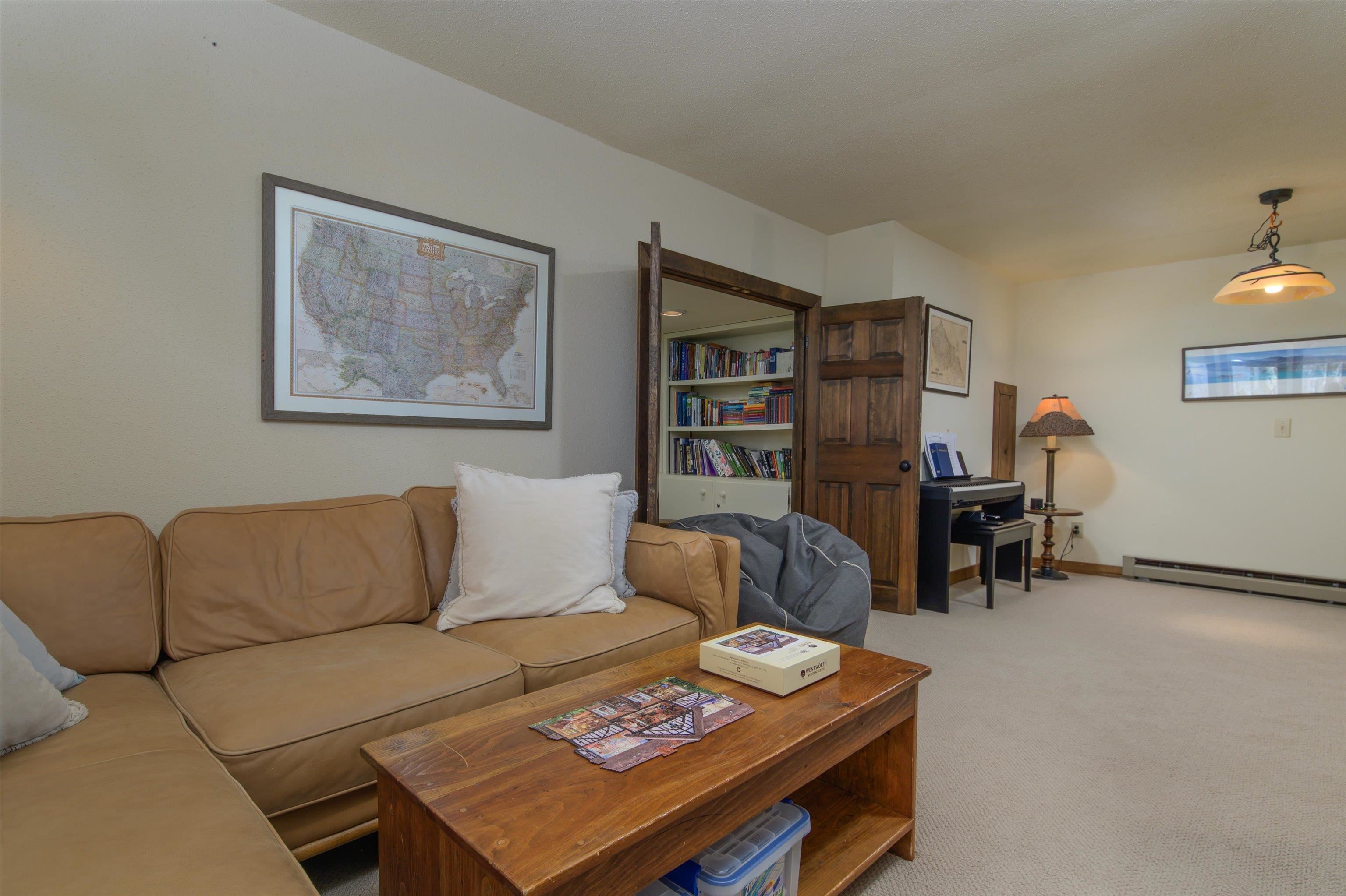 Generous lower level recreation room!