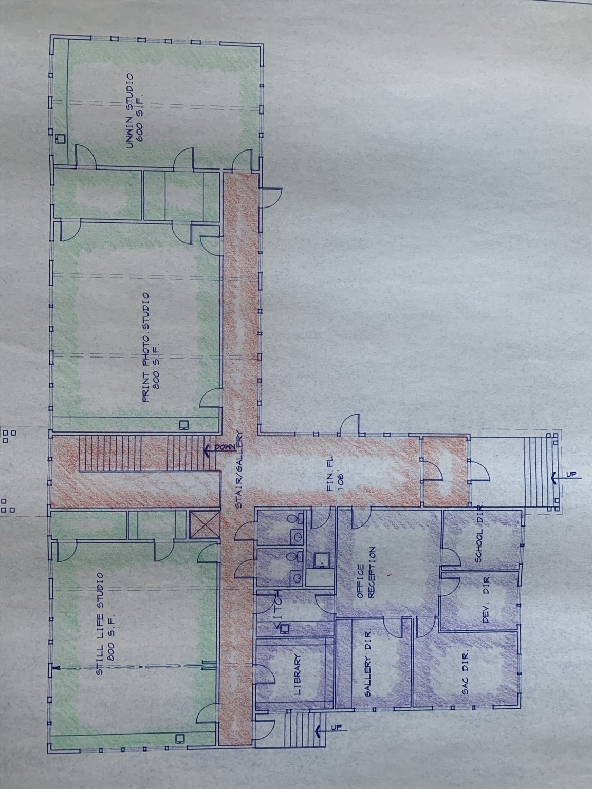 First level plan