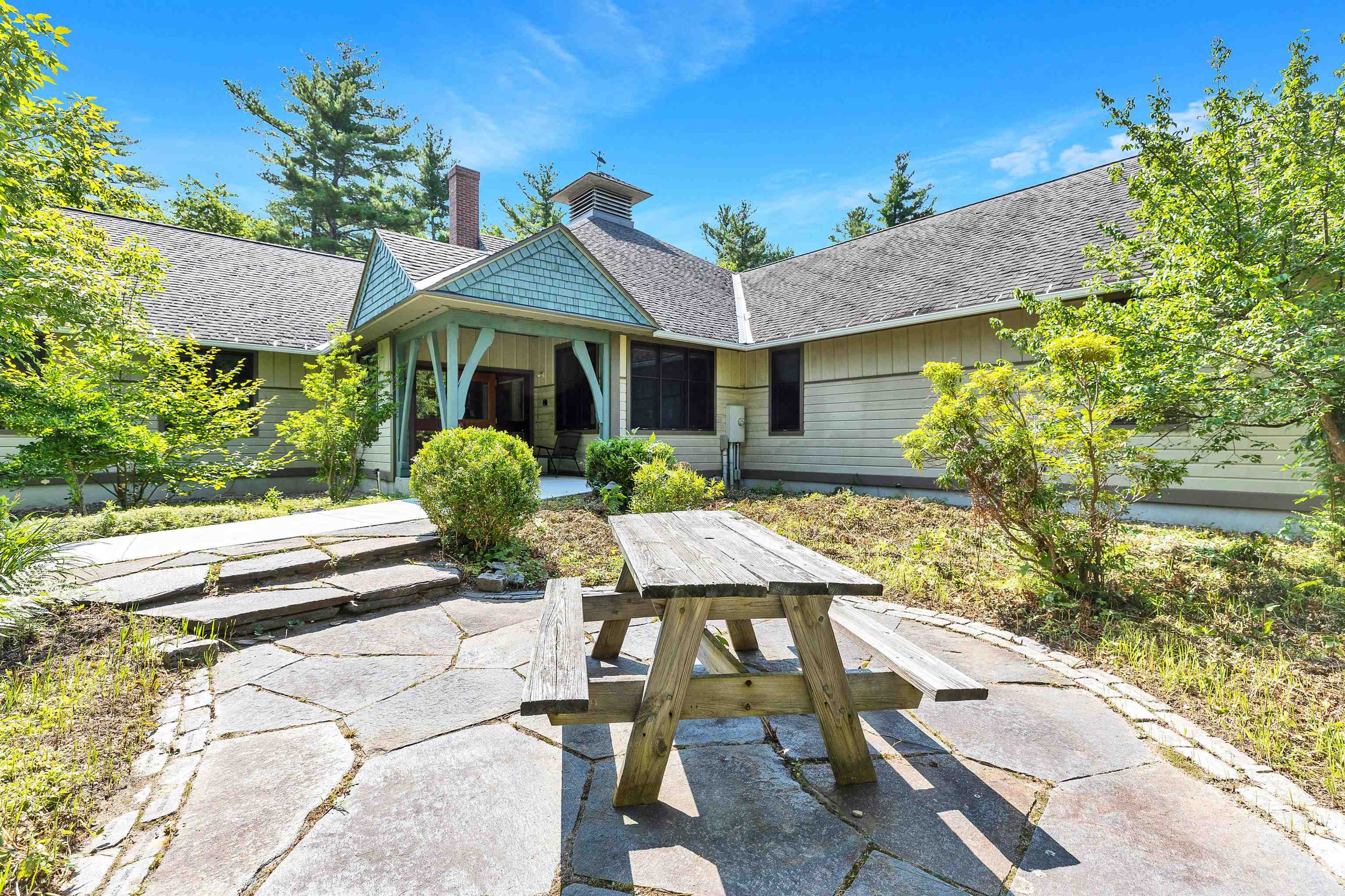 Outdoor sunny terrace