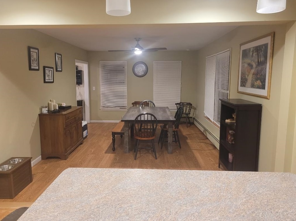 kitchen looking into dining