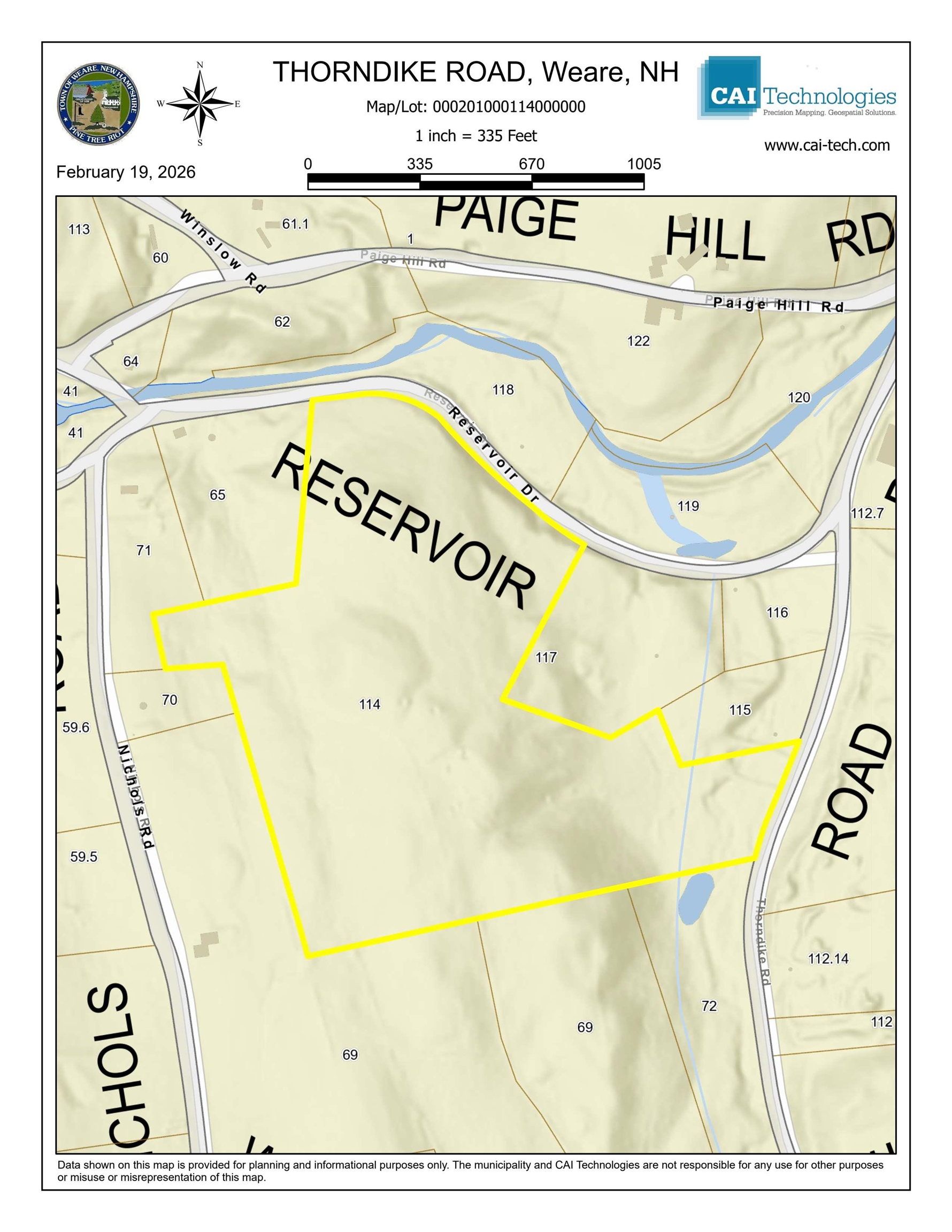 Map 201 Thorndike Rd, Weare, NH 03281