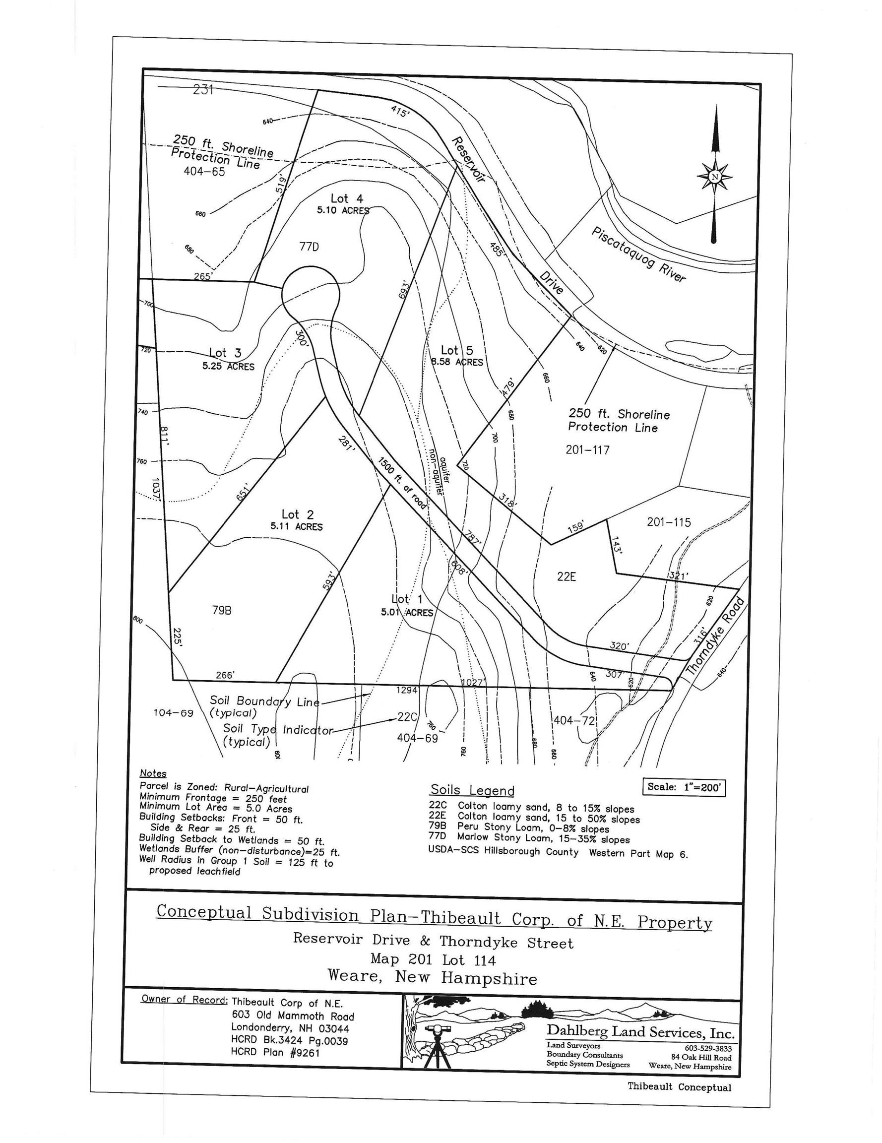Map 201 Thorndike Rd, Weare, NH 03281