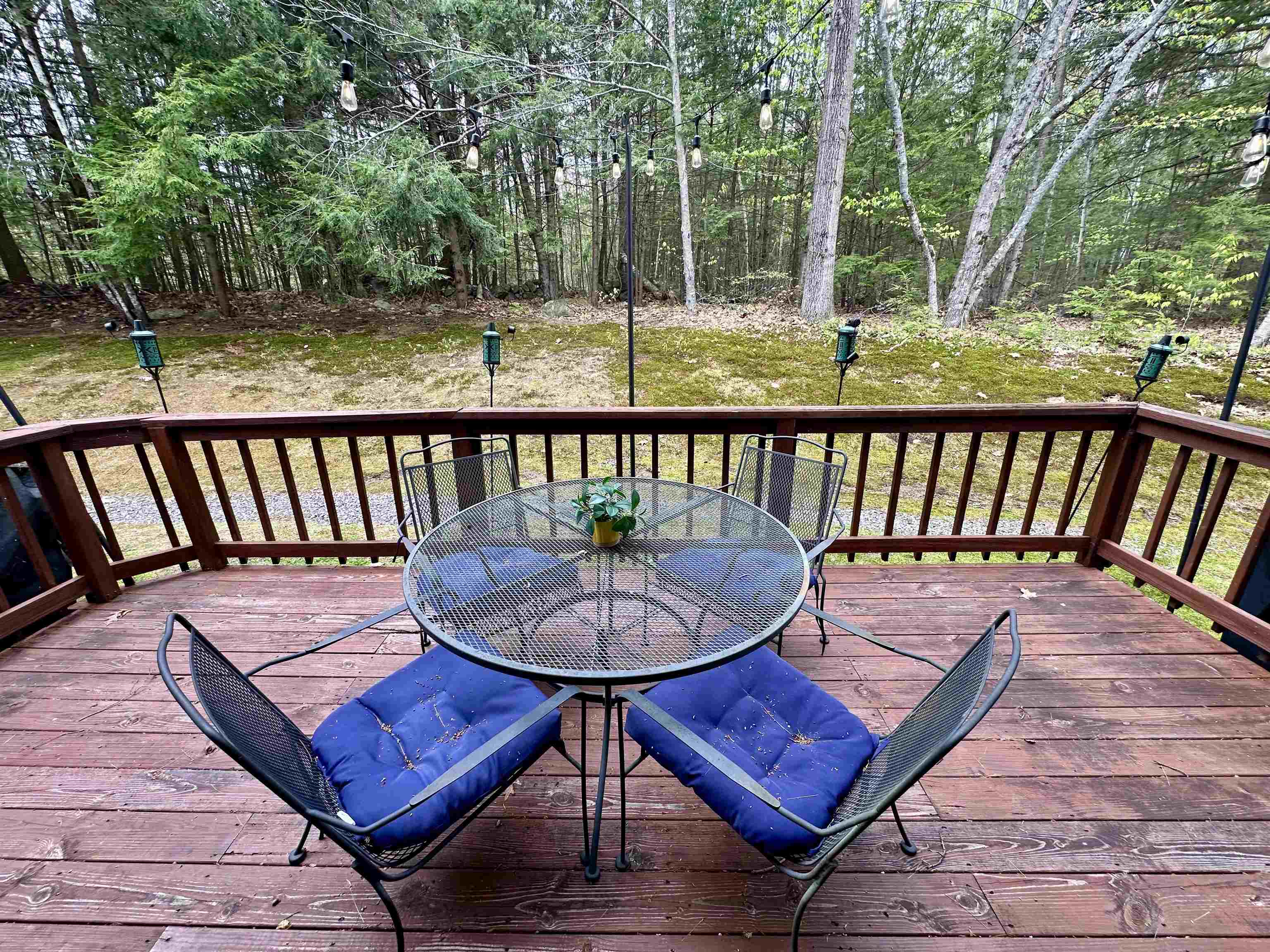 Privacy off back deck