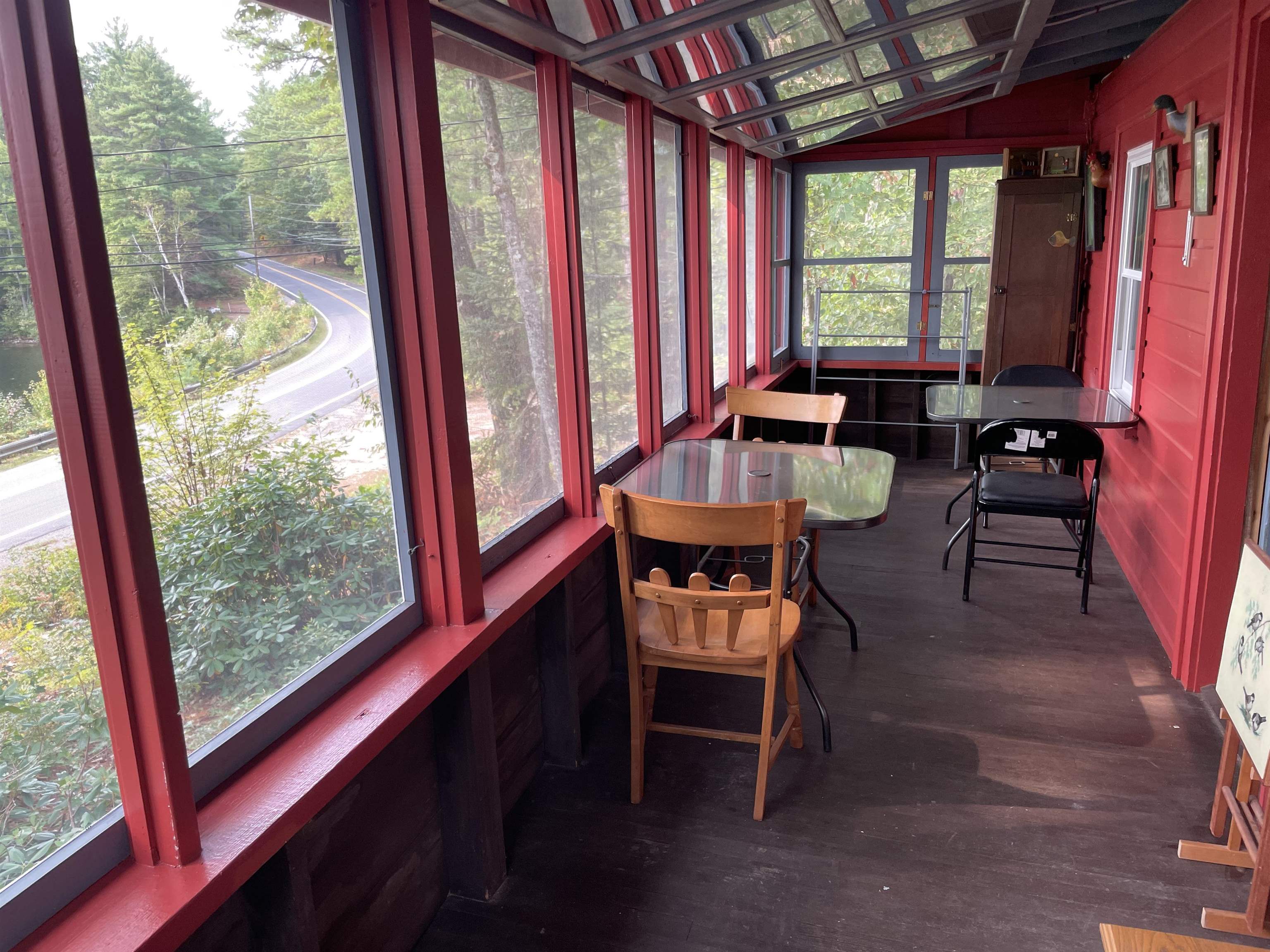 Screened front porch