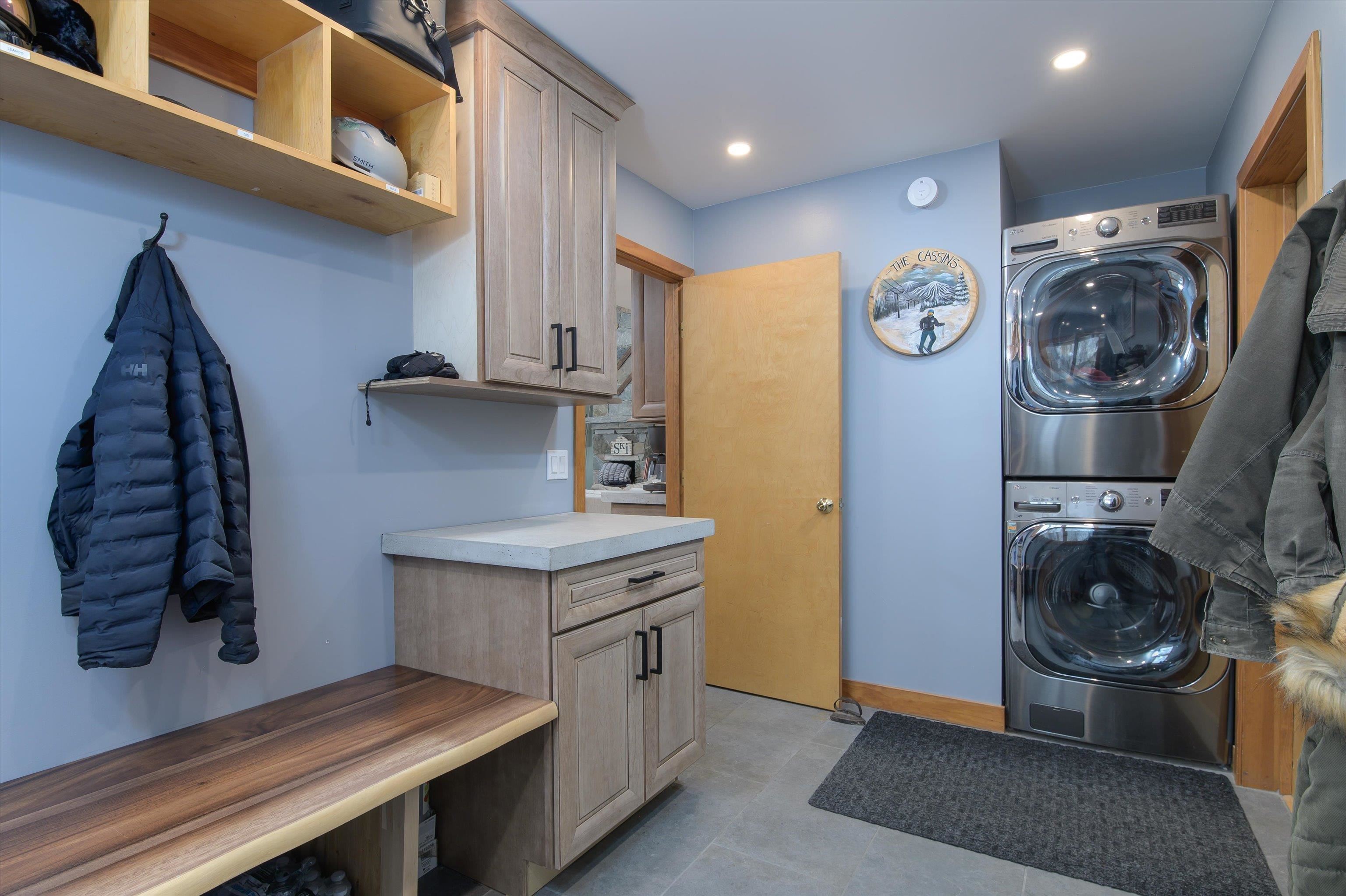 Mudroom Entry Through Garage