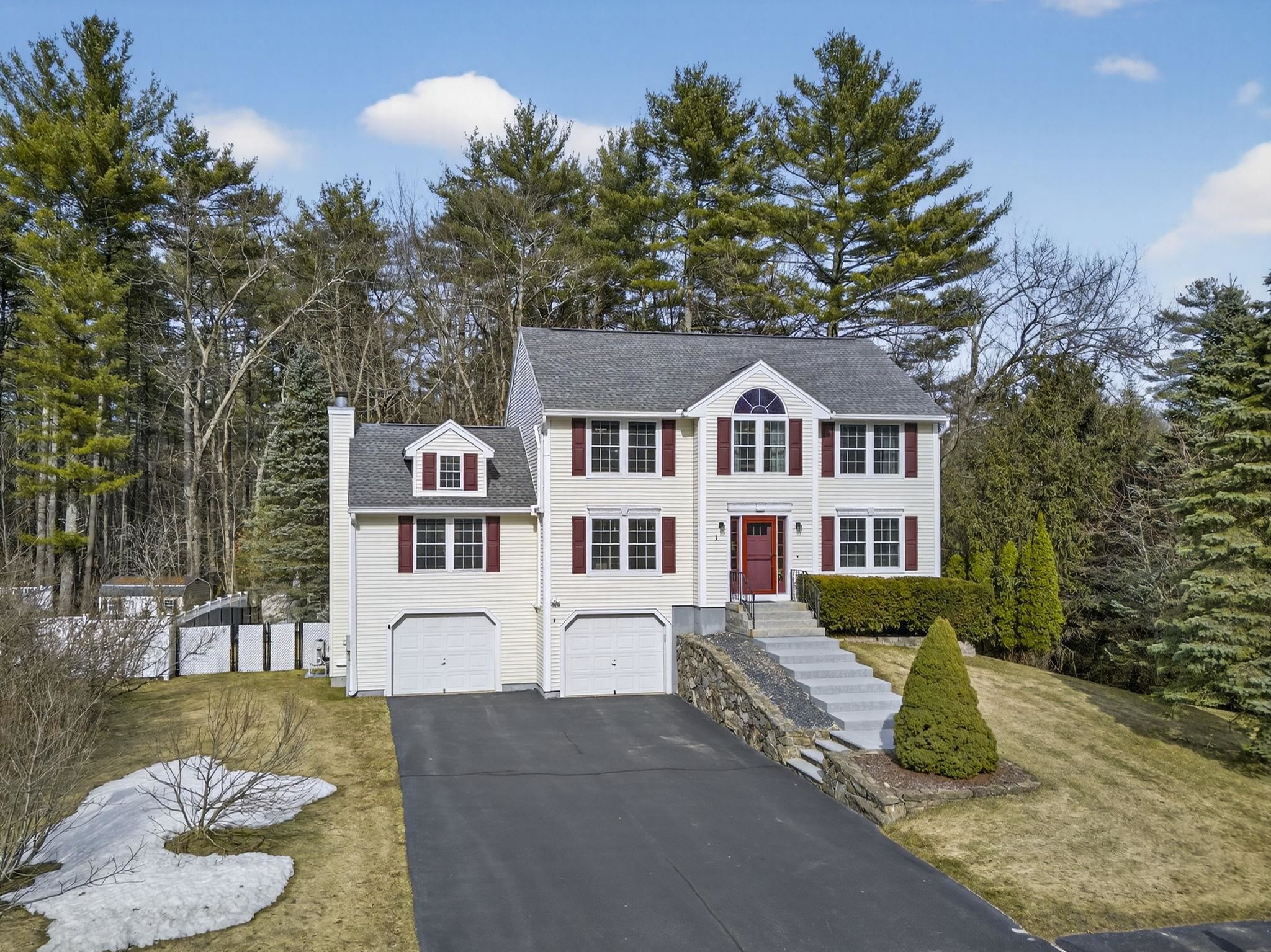 Welcome to this spacious and versatile 3 bedroom 4 bath home offering the perfect blend of comfort, functionality and room to grow. A bright, welcoming entryway greets you as you step inside and leads to both a formal dining room and a separate living room, great spaces for entertaining or hosting gatherings. The eat in kitchen is designed for everyday living with granite countertops and ample cabinetry. Just off the kitchen you’ll find the convenience of first floor laundry along with an updated half bath. The family room is a standout feature of the home with its cathedral ceilings, cozy wood-burning fireplace and brand new flooring. From the kitchen you step into the sun filled four season room. This space opens to a Trex deck overlooking the fully fenced backyard and continues down to a paver patio complete with a hot tub. Upstairs the primary suite offers two walk in closets and a spacious bathroom with double sinks. Two additional bedrooms and a full bath complete the second level, providing comfortable space for everyone. The finished walkout basement adds valuable additional living space with plenty of possibilities. Additional features include five new mini splits throughout the home, an oversized two-car garage, and a location that’s convenient to highways and shopping while still feeling tucked away. The side of the home facing Continental Blvd has also been professionally soundproofed for added peace and quiet. Schedule your showing TODAY! Open Houses Saturday 10:30 am - Noon  & Sunday 11:30 am - 1:00 pm